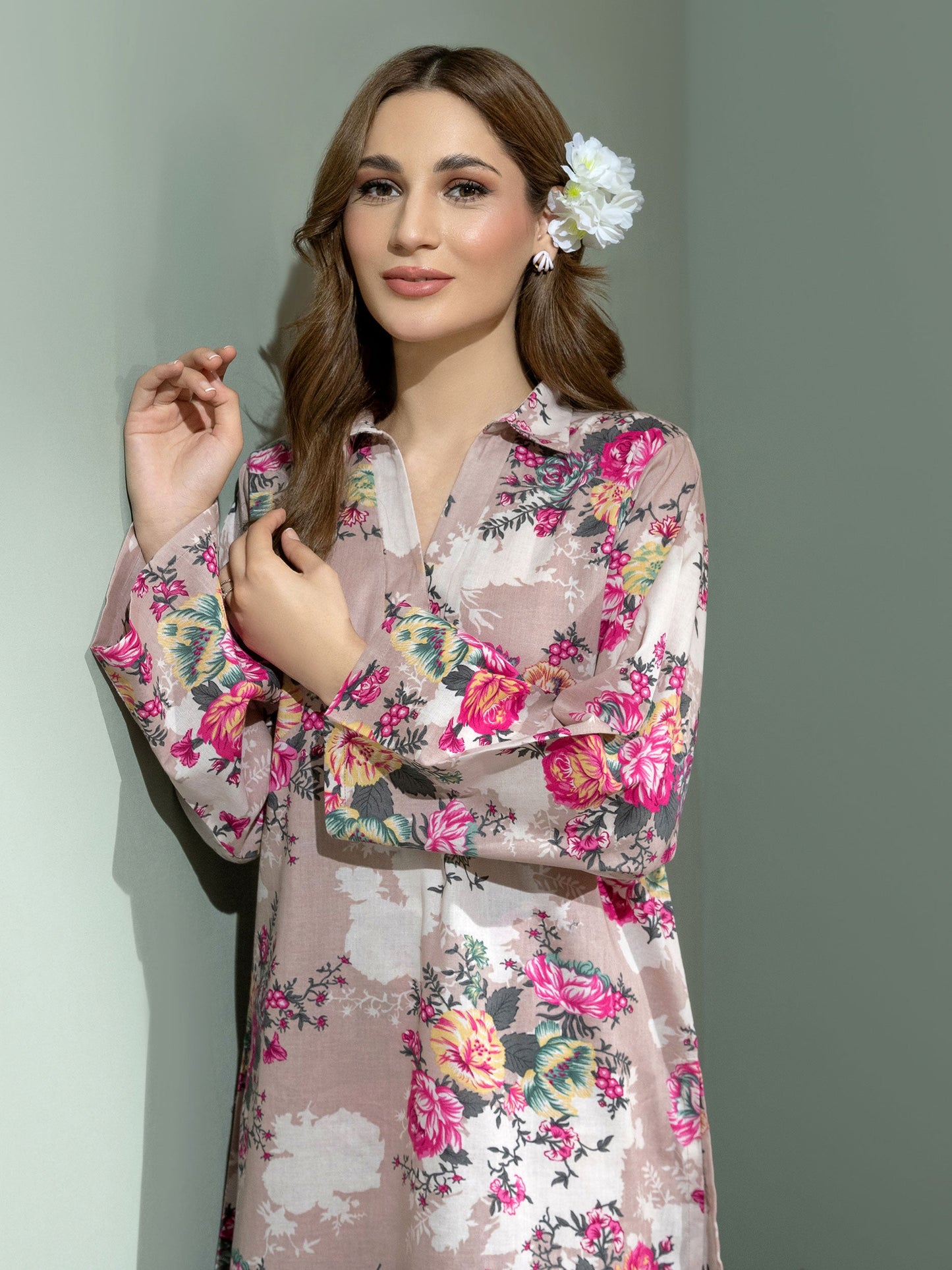 Khaddar Shirt-Printed(Unstitched)