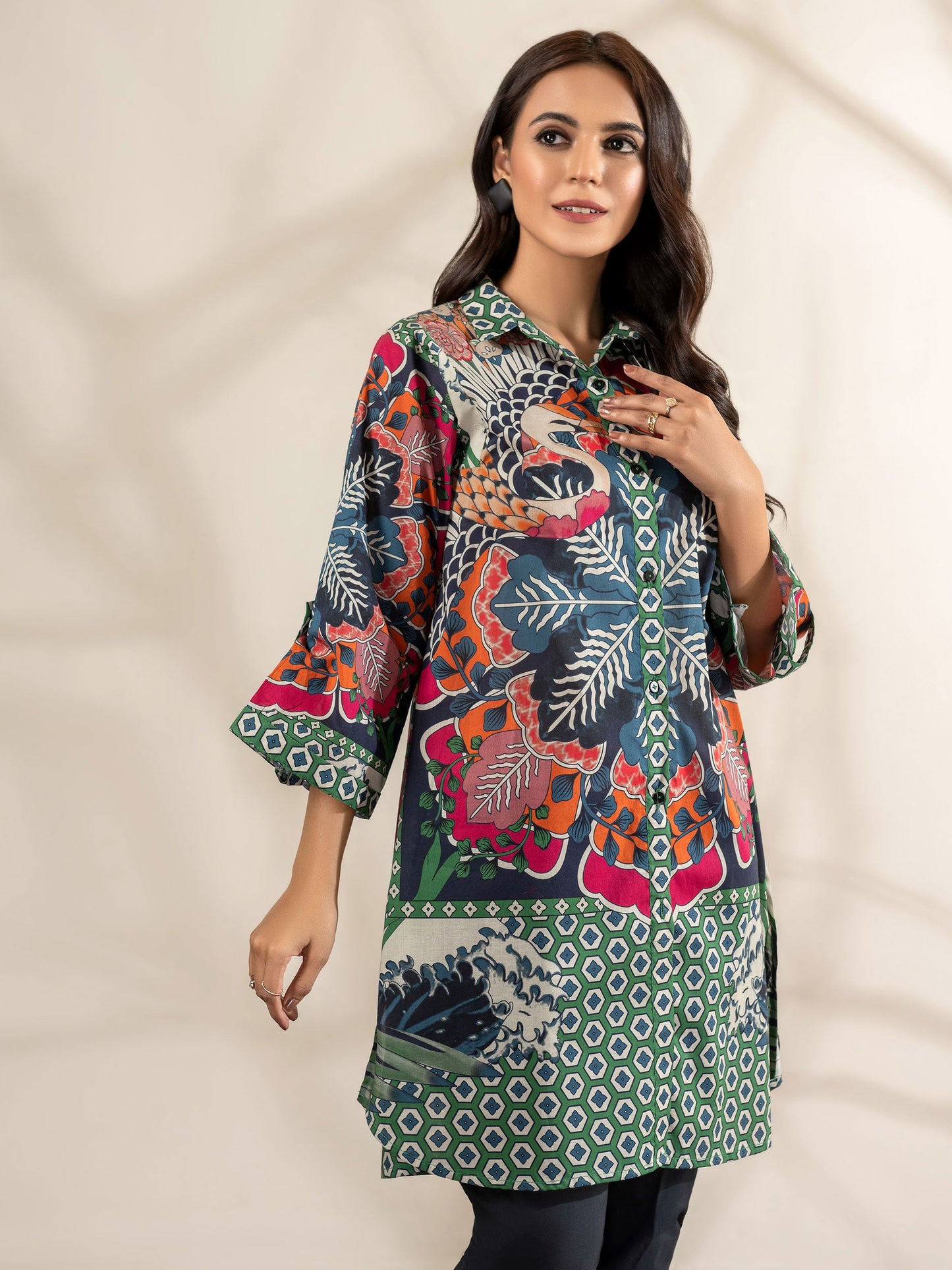 Lawn Shirt-Printed (Unstitched)