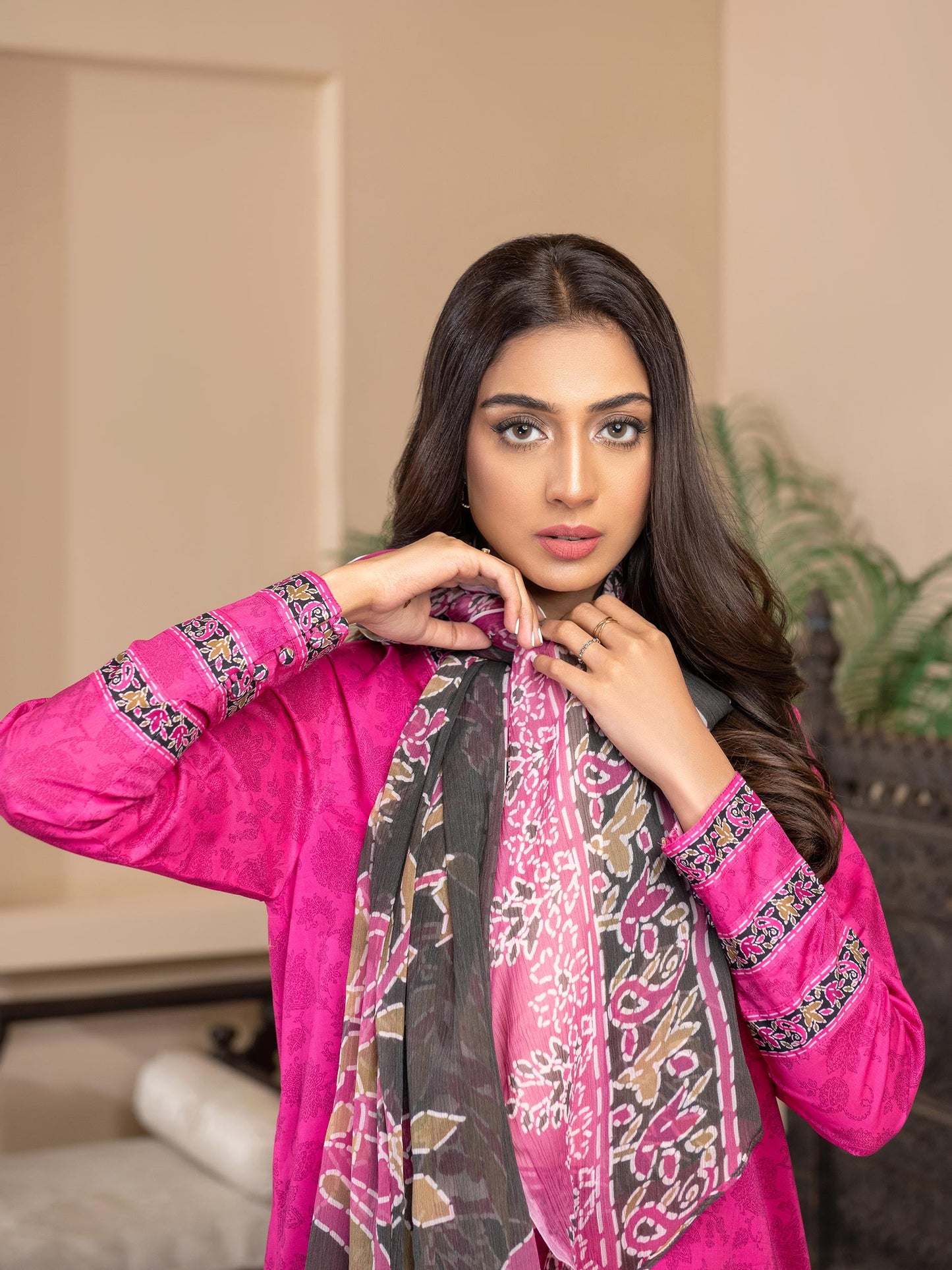 3 Piece Lawn Suit-Printed (Unstitched)