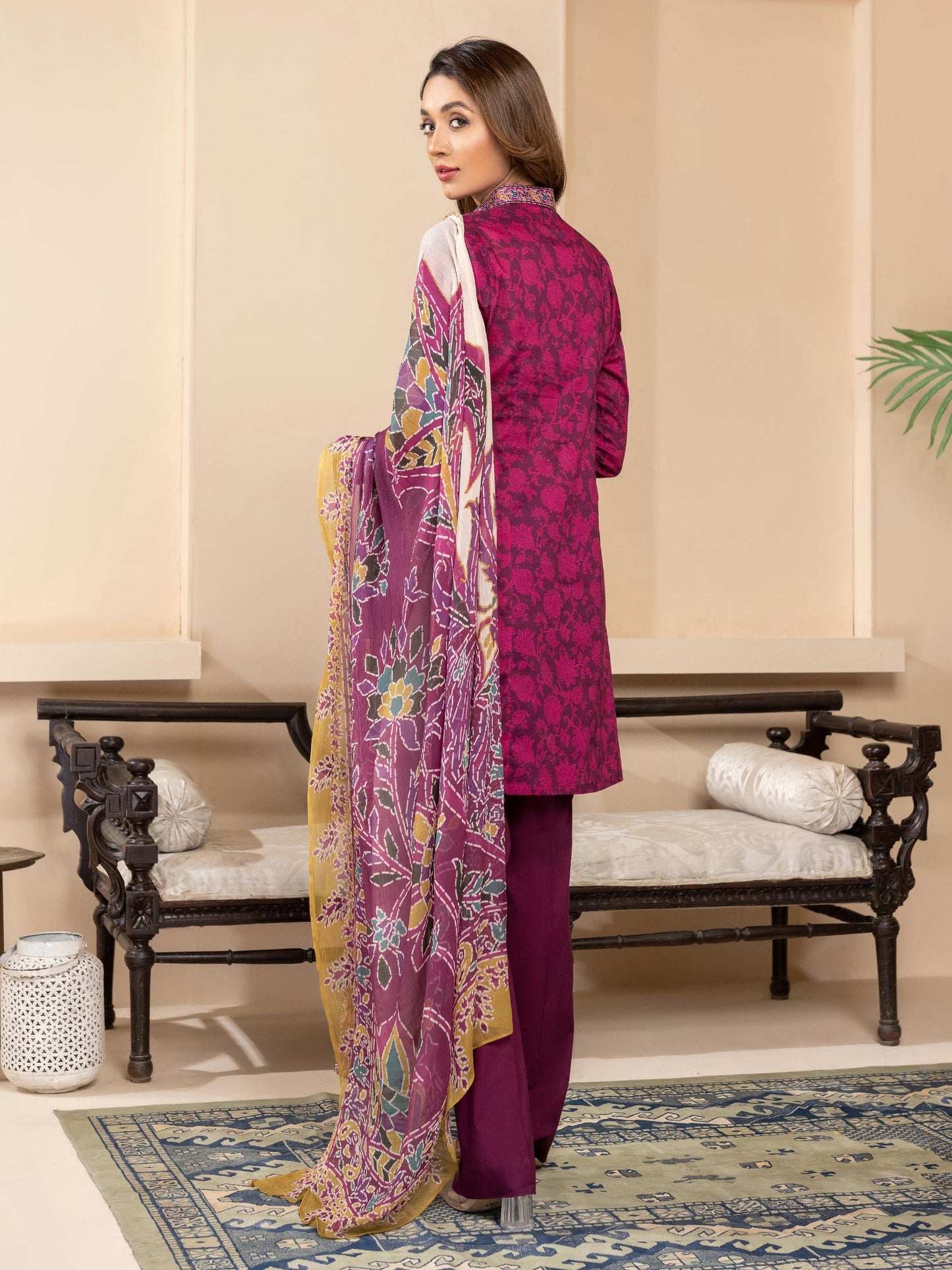 3 Piece Lawn Suit-Printed (Unstitched)