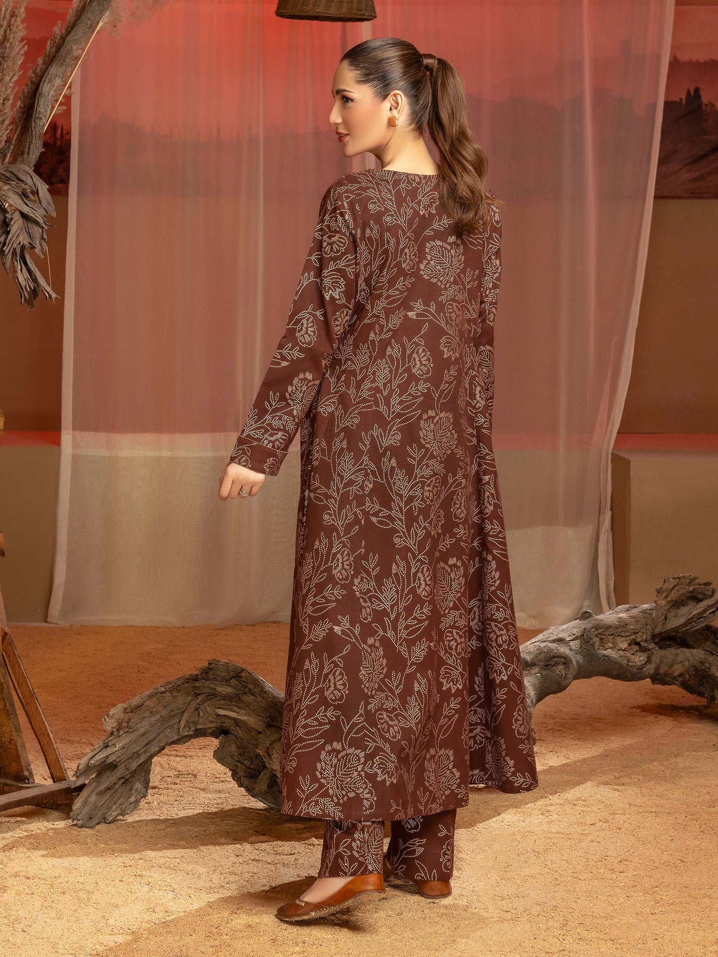 Khaddar Shirt-Paste Print(Unstitched)
