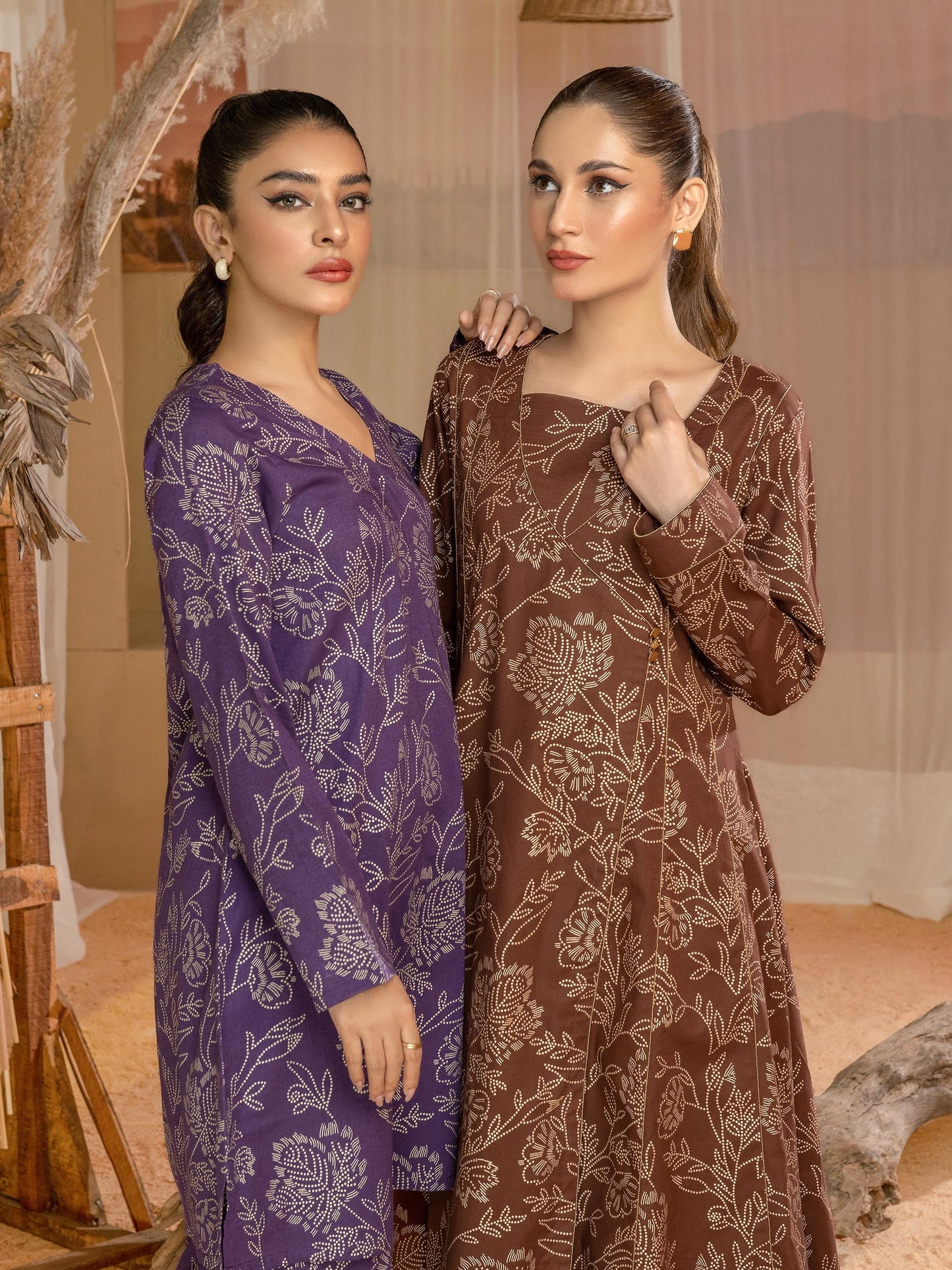 Khaddar Shirt-Paste Print(Unstitched)