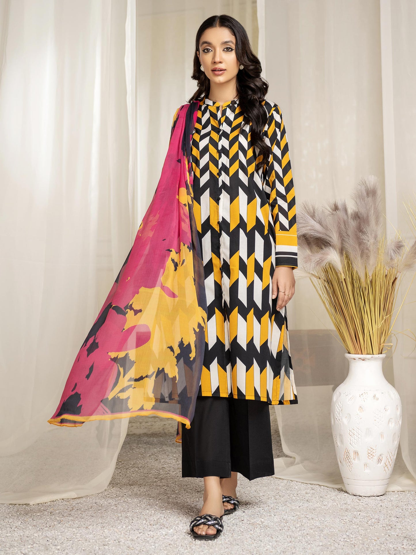 2 Piece Lawn Suit-Printed (Unstitched)
