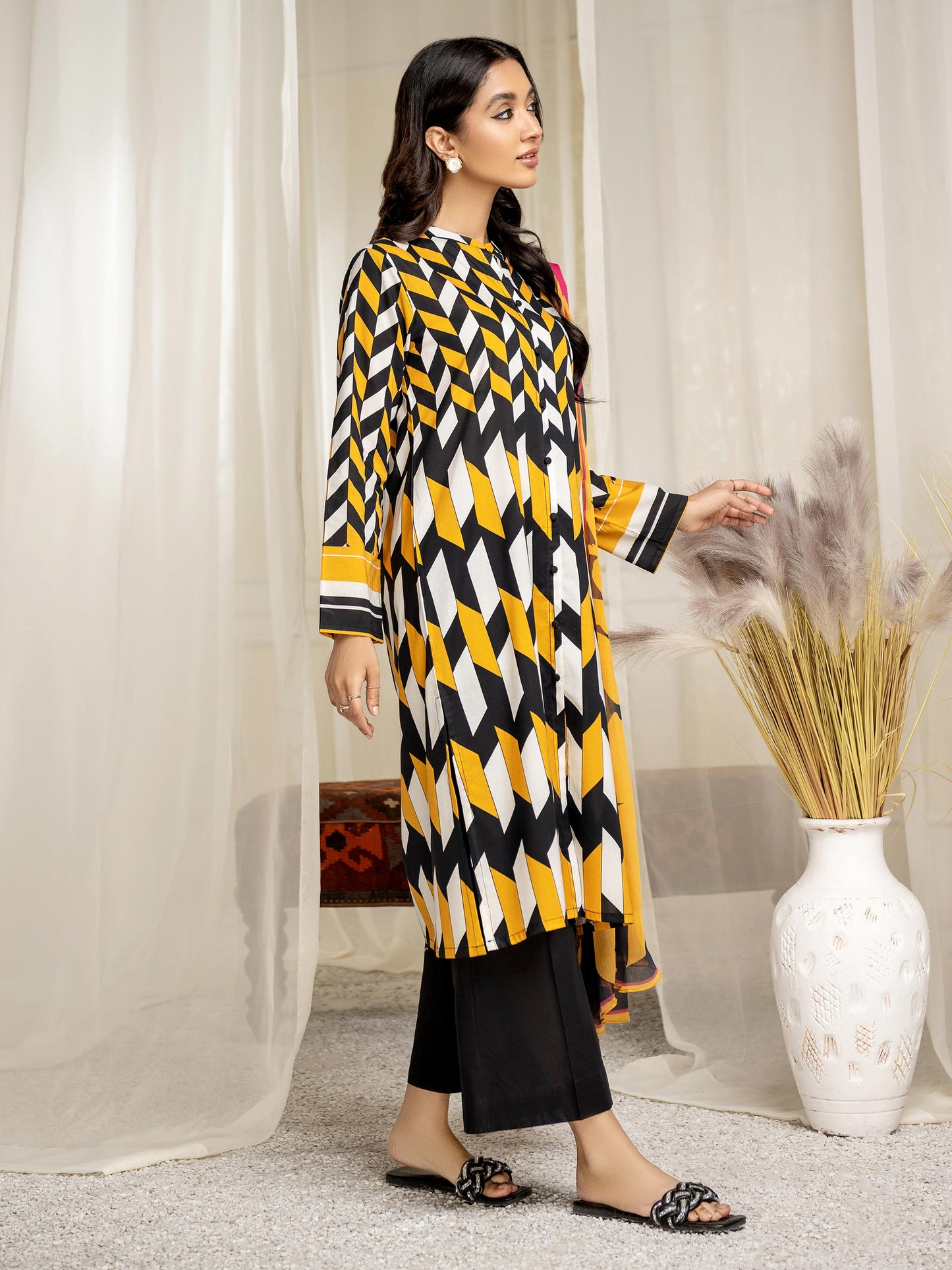 2 Piece Lawn Suit-Printed (Unstitched)