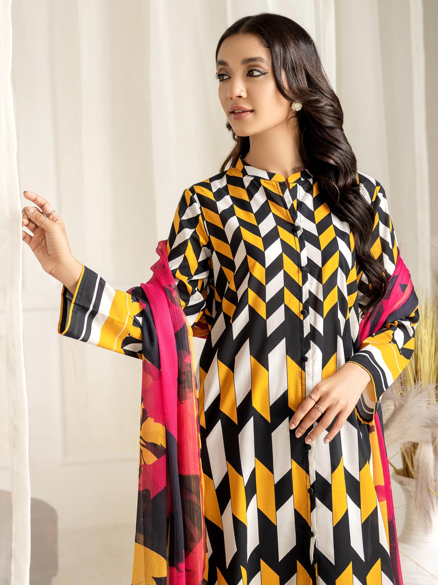 2 Piece Lawn Suit-Printed (Unstitched)
