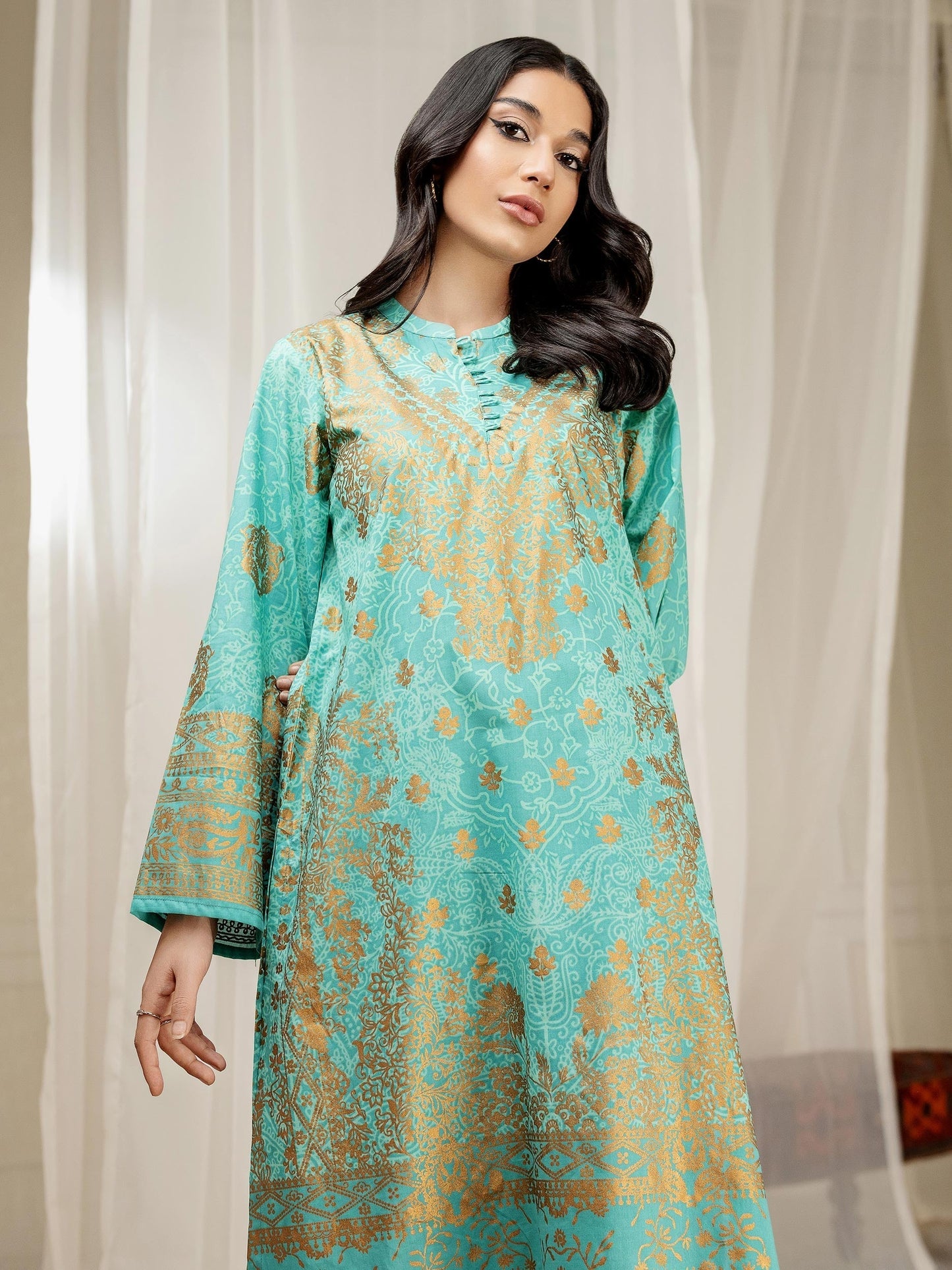 Lawn Shirt-Paste Print (Unstitched)