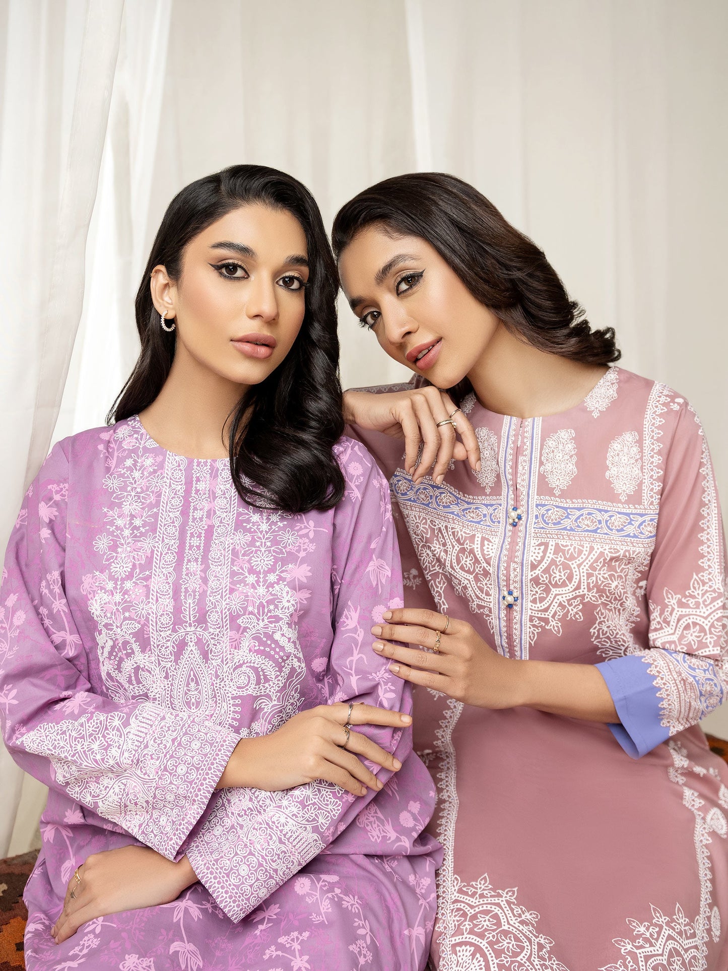 2 Piece Lawn Suit-Pasted (Unstitched)