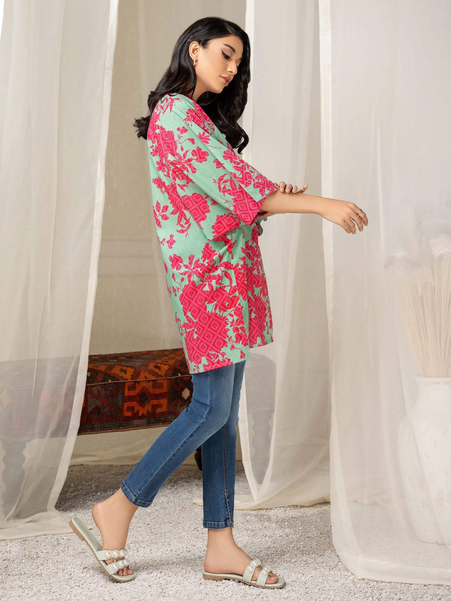 Lawn Shirt-Printed (Unstitched)