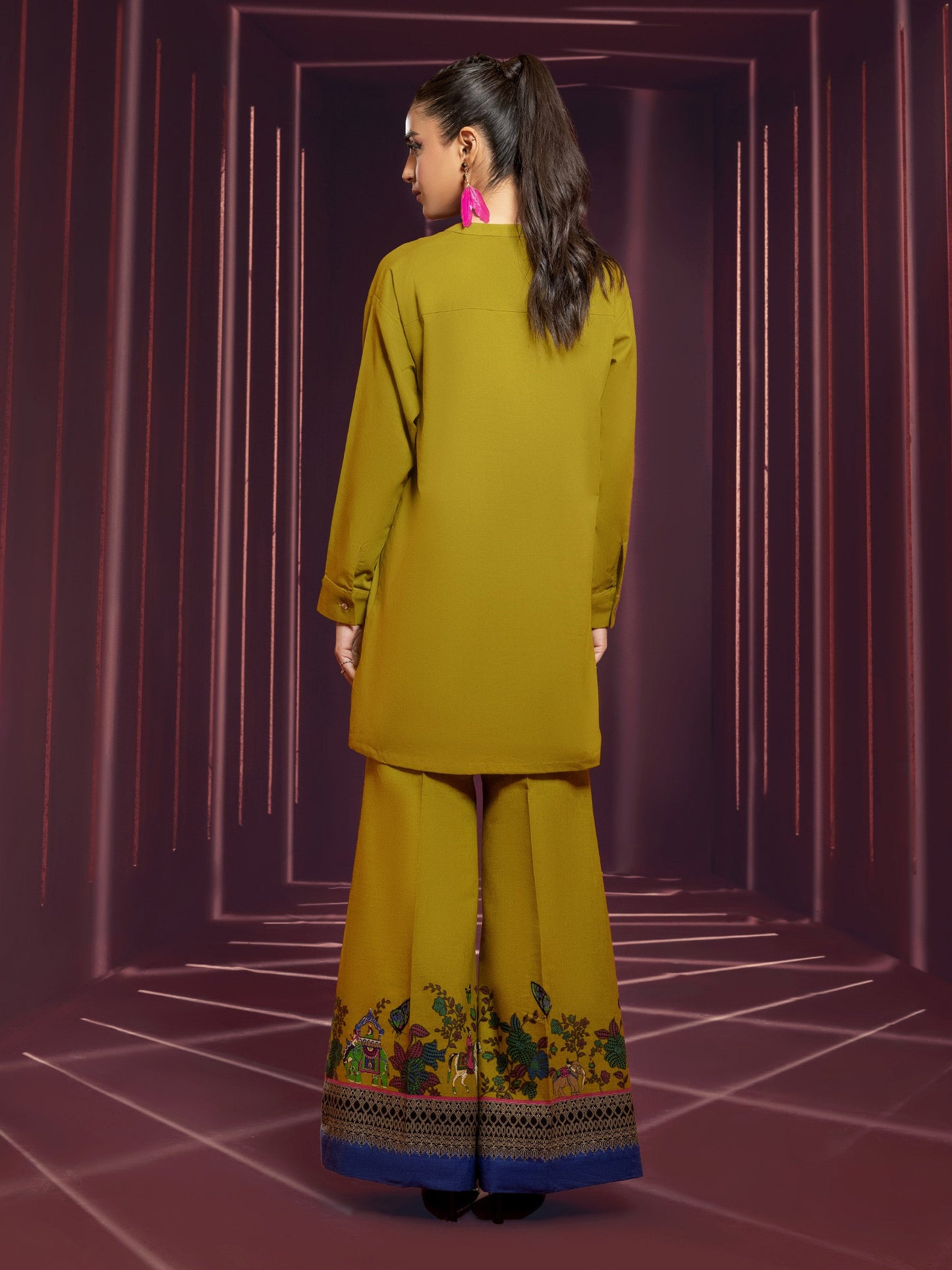 2 Piece Khaddar Suit-Printed(Unstitched)