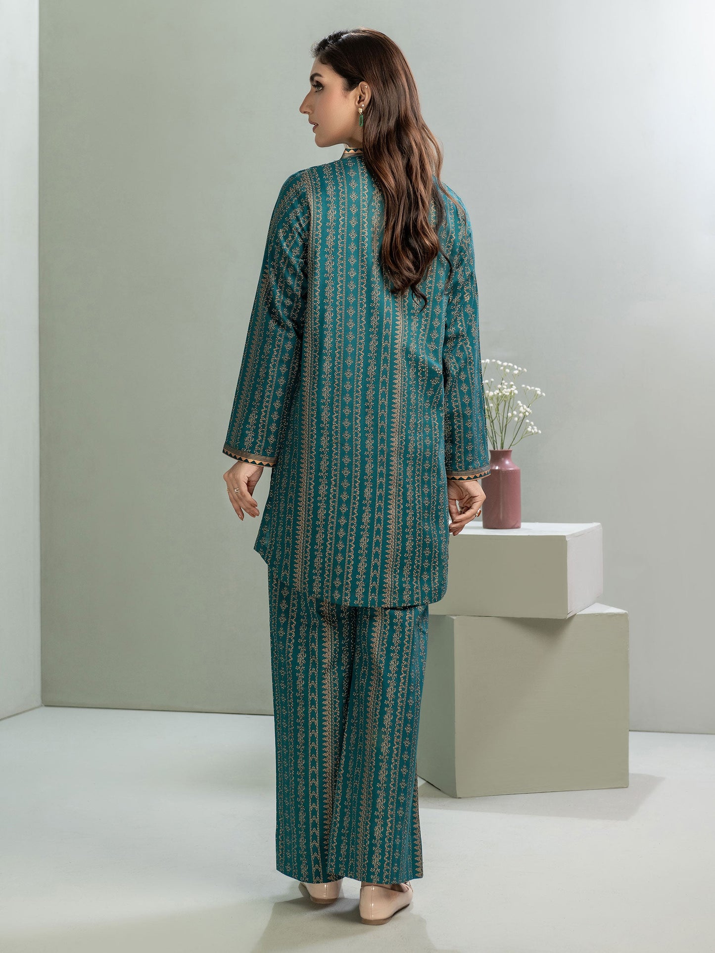 Khaddar Shirt-Paste Print (Unstitched)