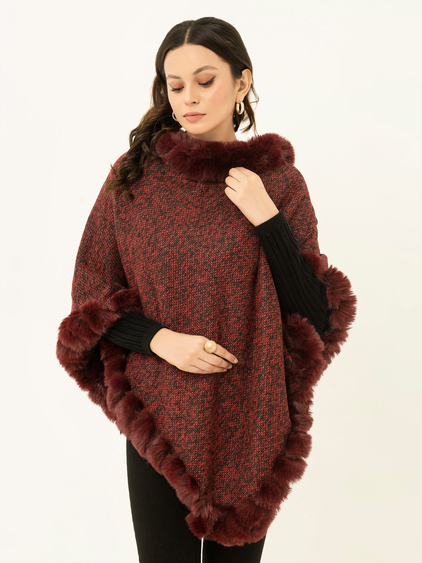 Two Tone Poncho