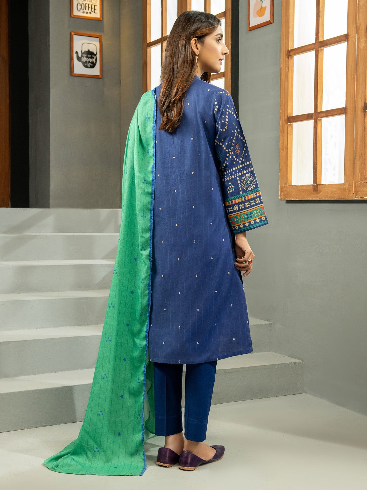 3 Piece Khaddar Suit-Printed (Unstitched)
