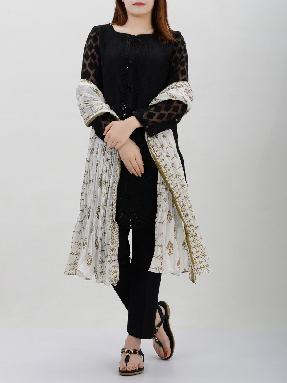Printed Crushed Dupatta