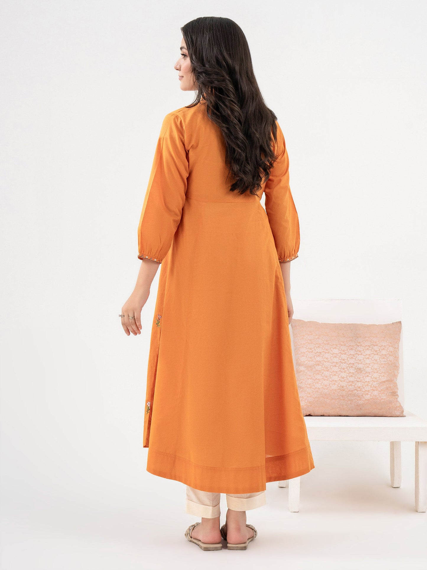 Lawn Tunic- Embroidered