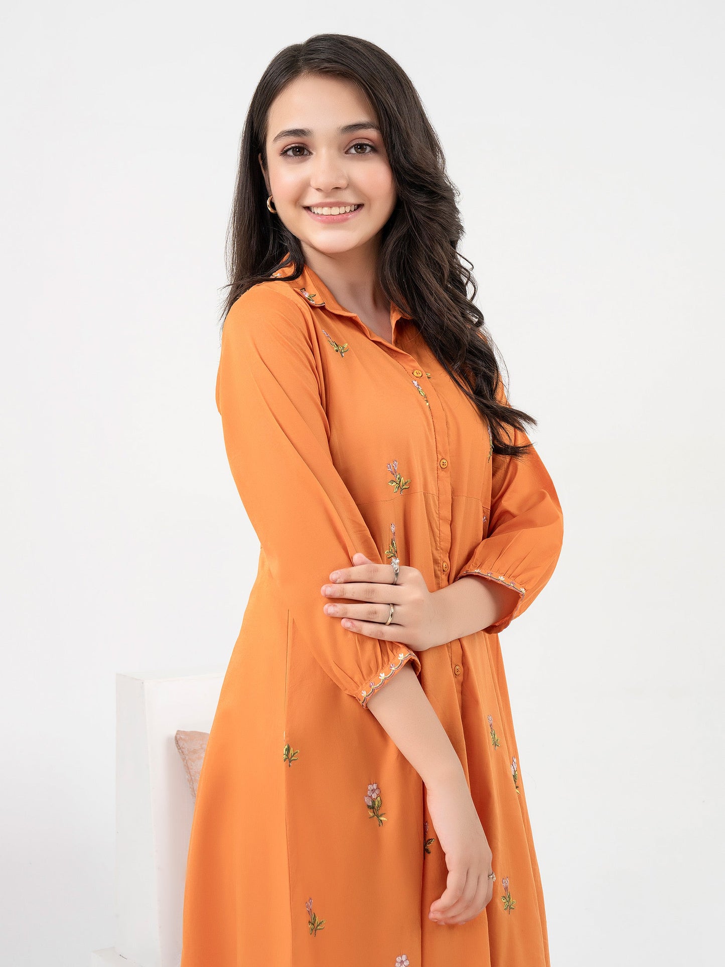Lawn Tunic- Embroidered