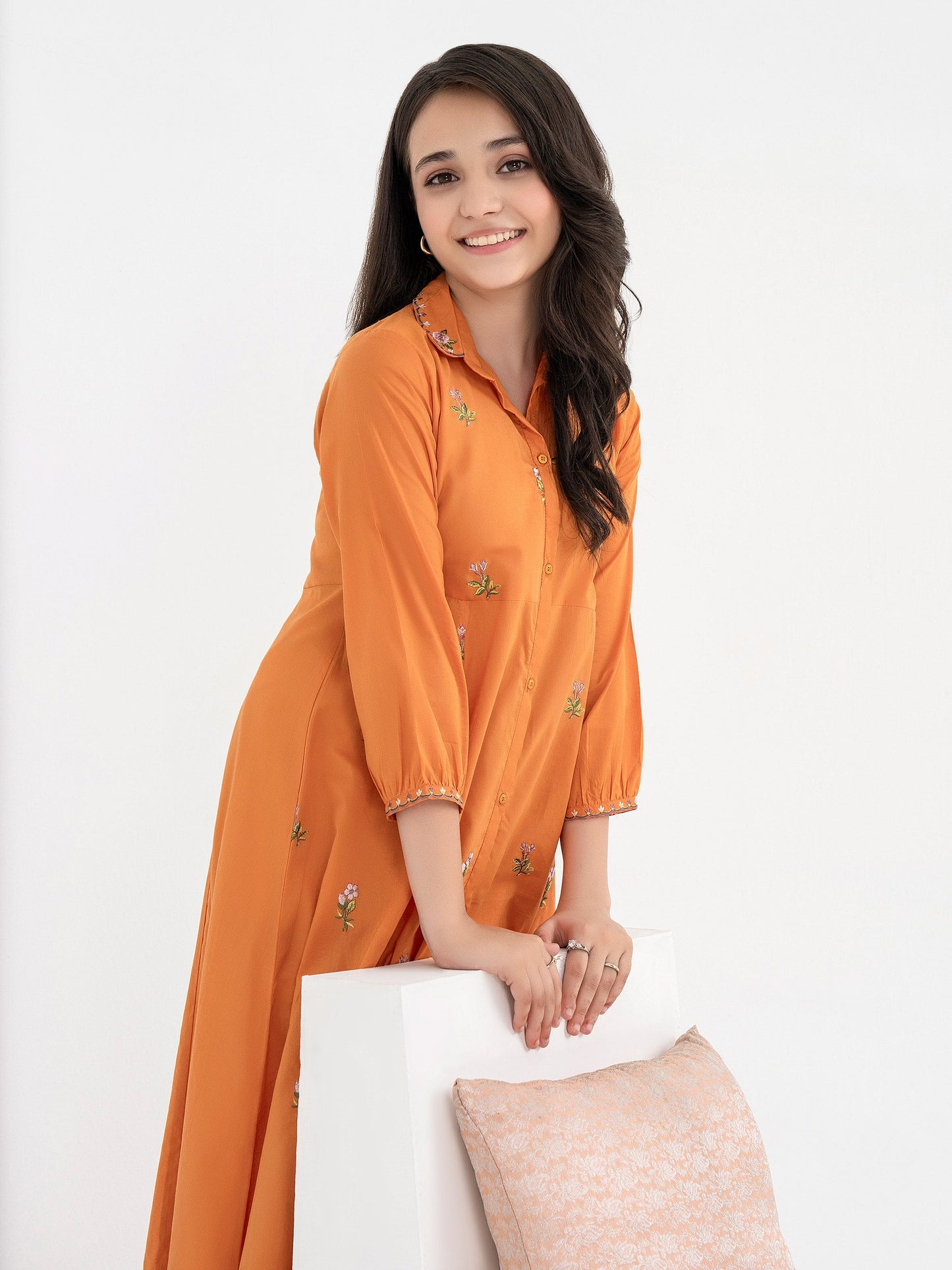 Lawn Tunic- Embroidered