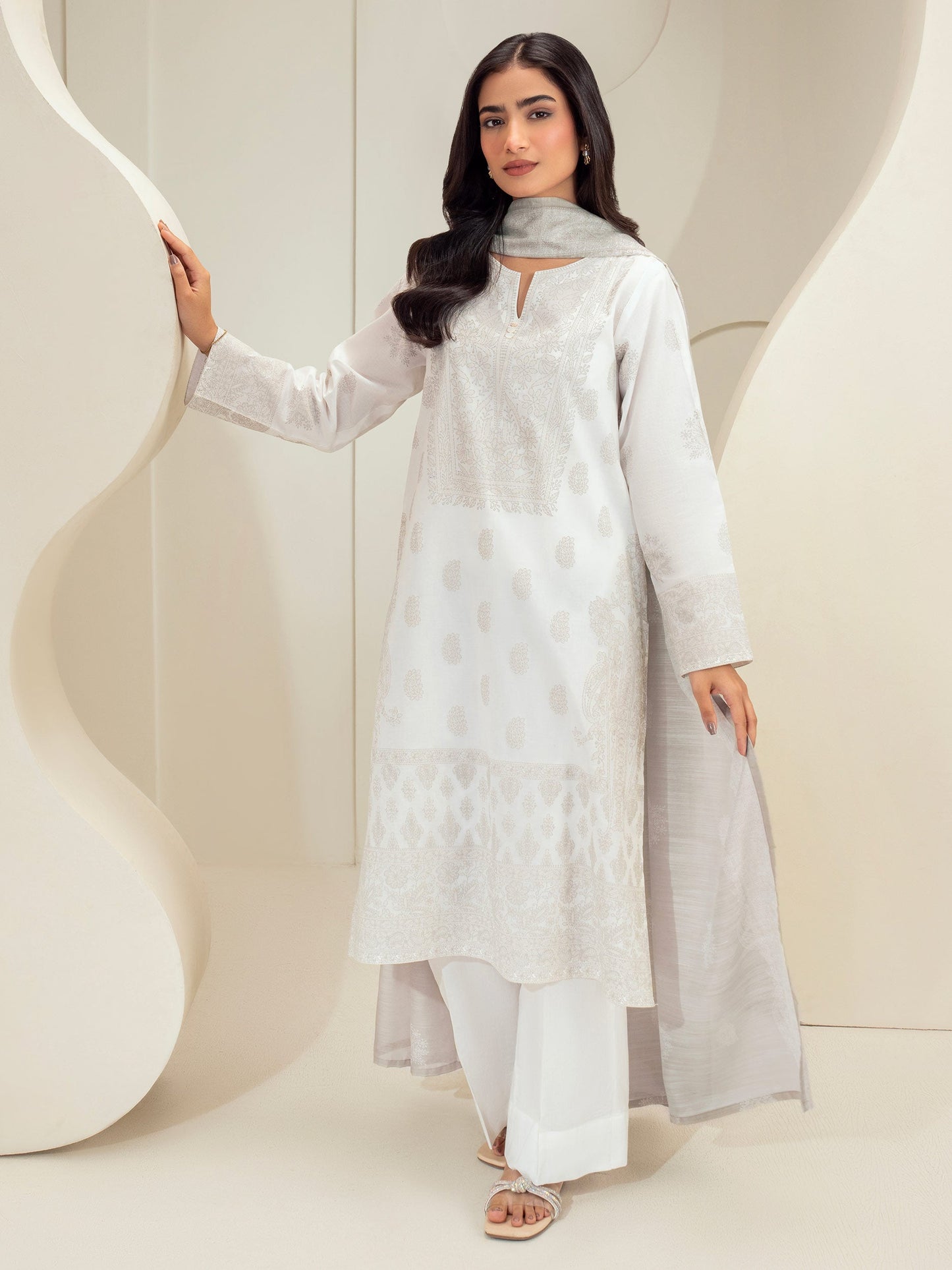 3 Piece Lawn Suit-Printed (Unstitched)