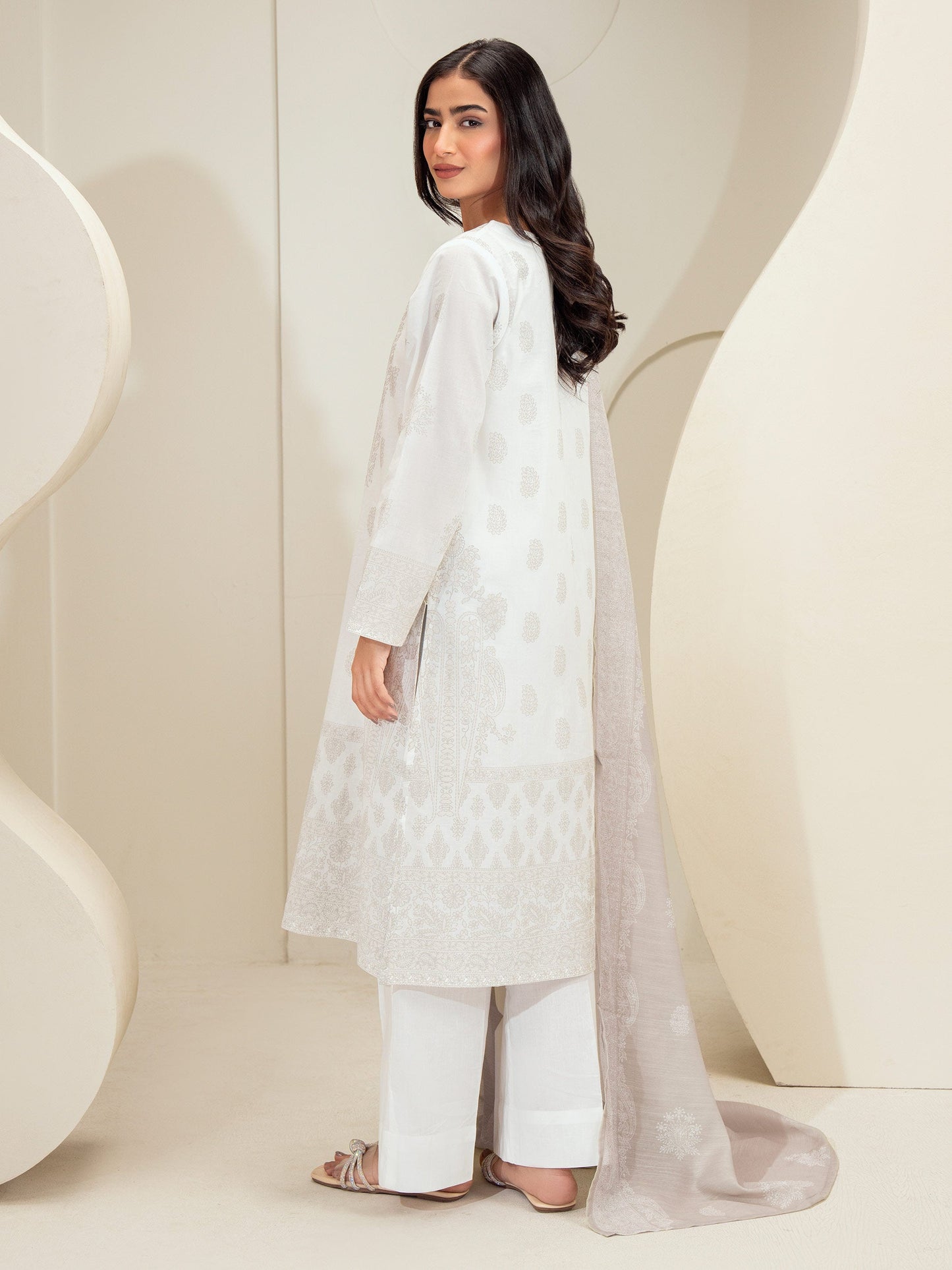 3 Piece Lawn Suit-Printed (Unstitched)