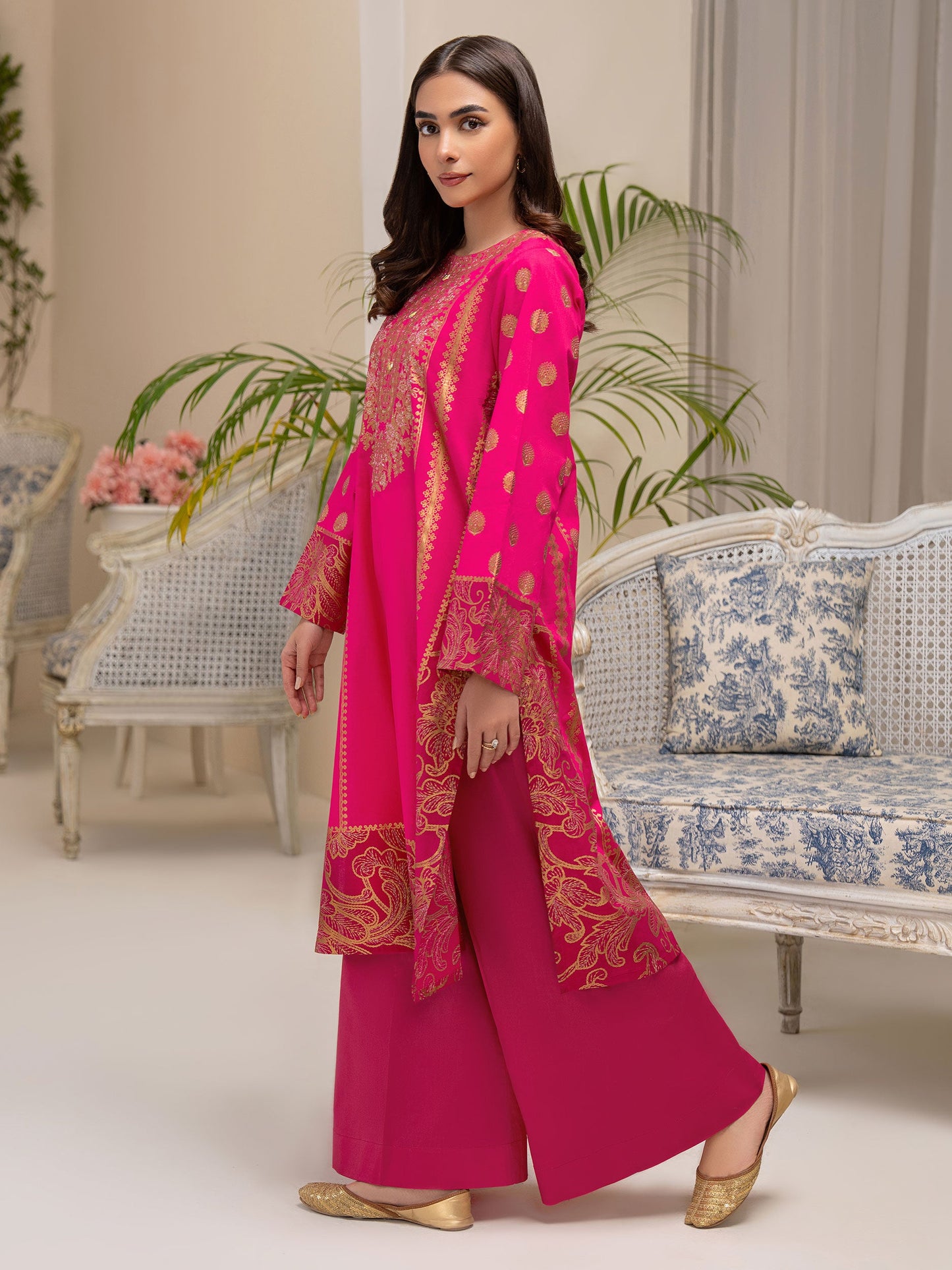 2 Piece Lawn Suit-Paste Print (Unstitched)