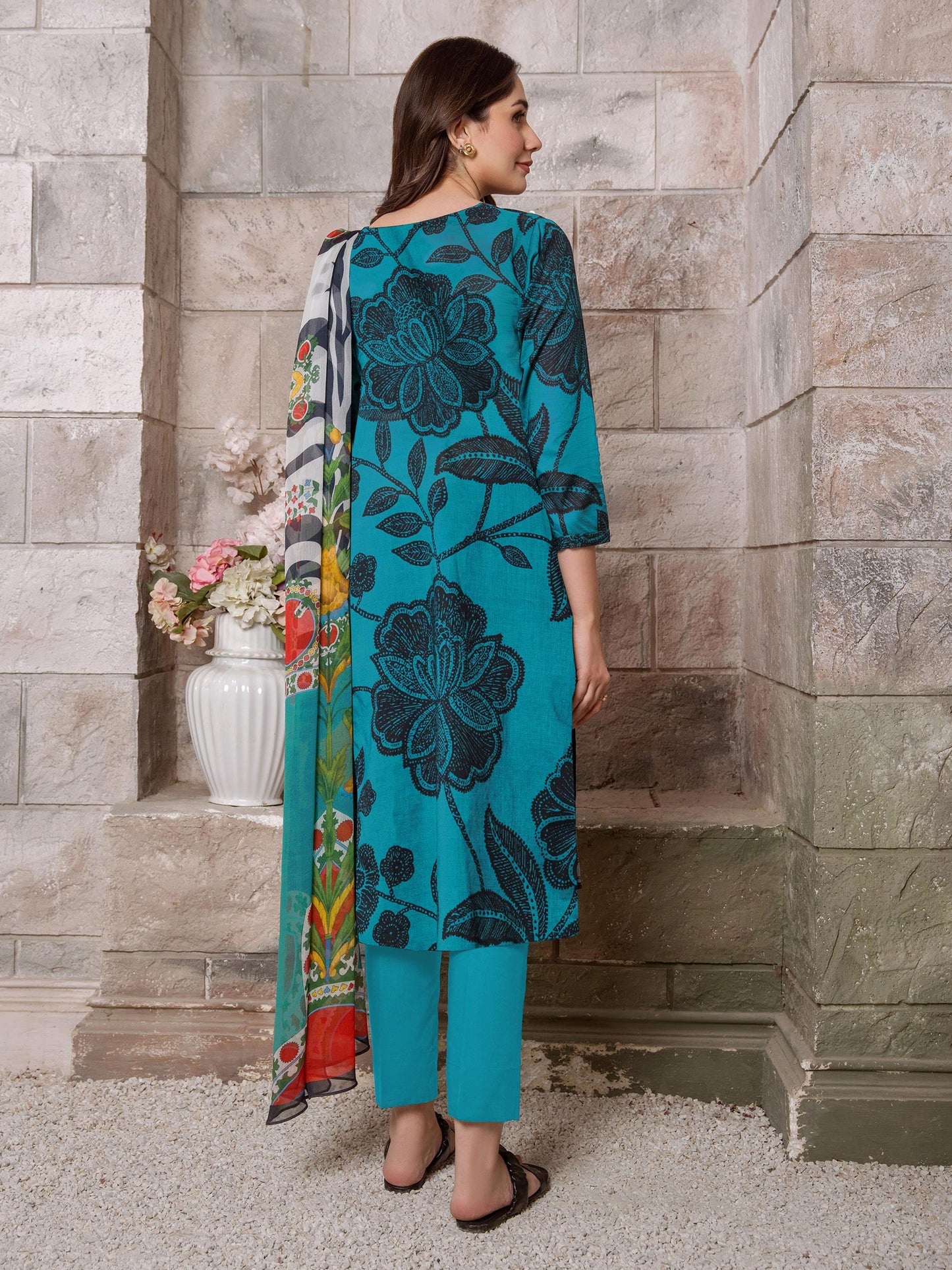 3 Piece Lawn Suit-Printed (Unstitched)