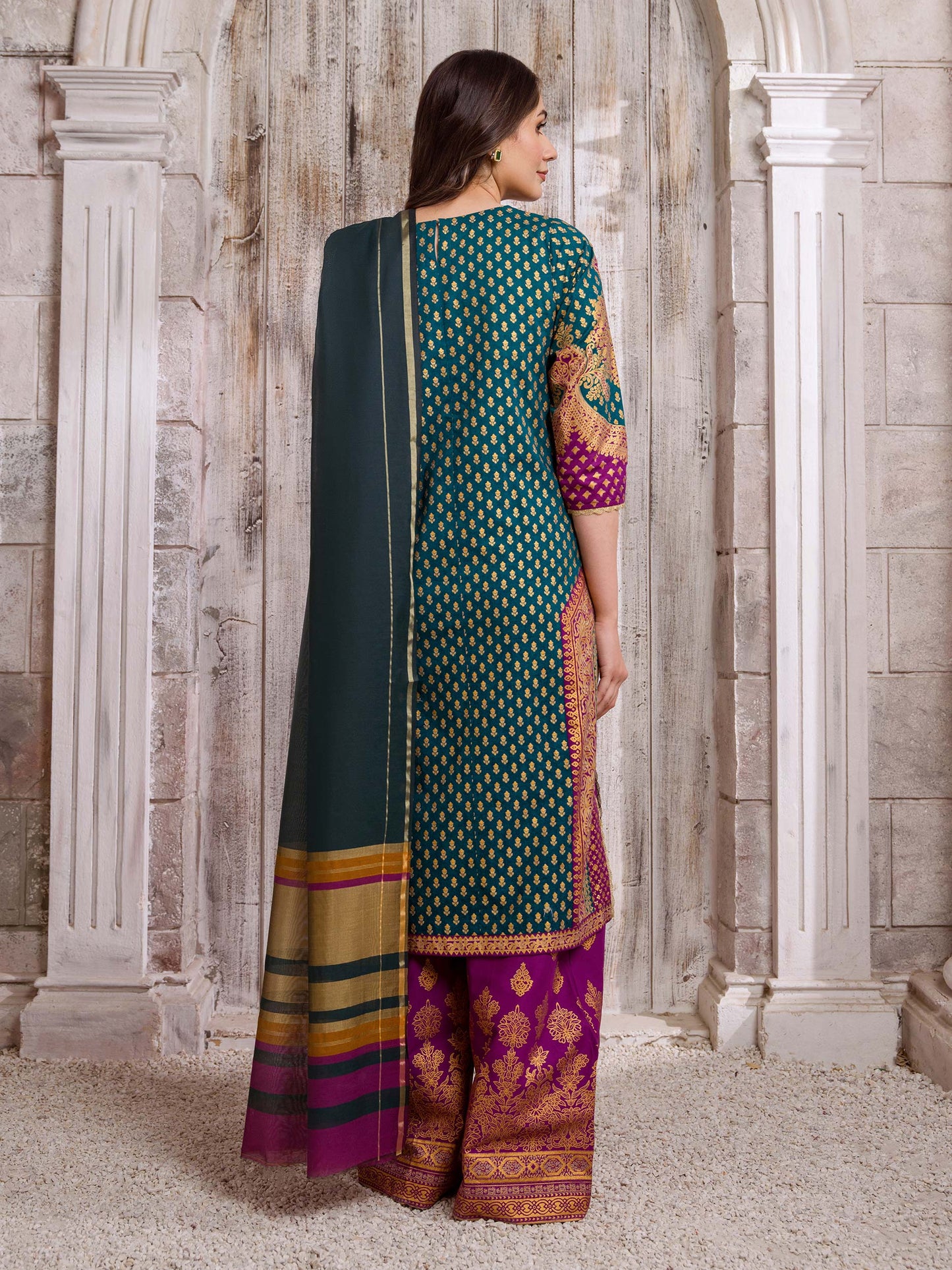 3 Piece Lawn Suit-Paste Print (Unstitched)