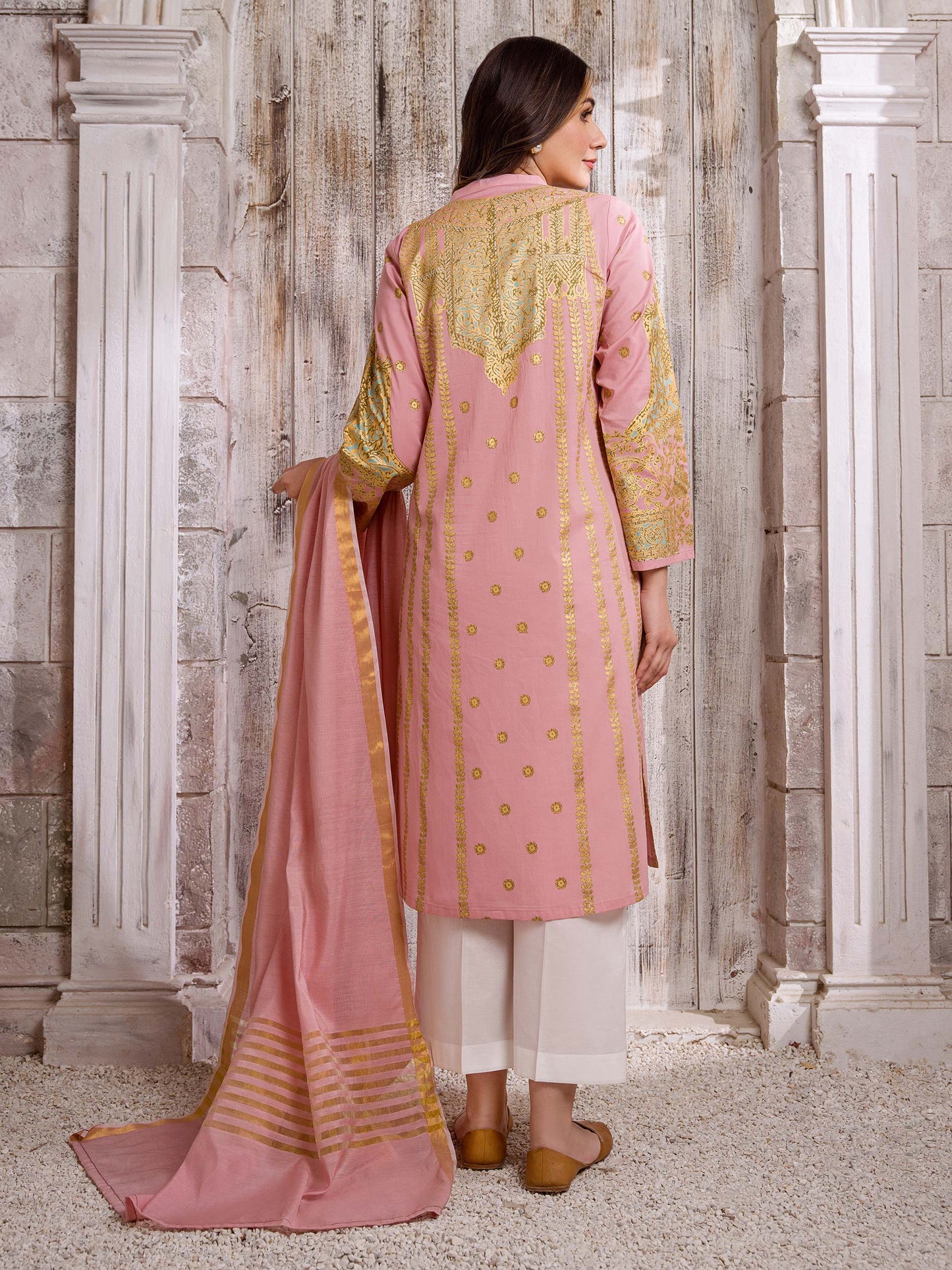 2 Piece Lawn Suit-Paste Print (Unstitched)