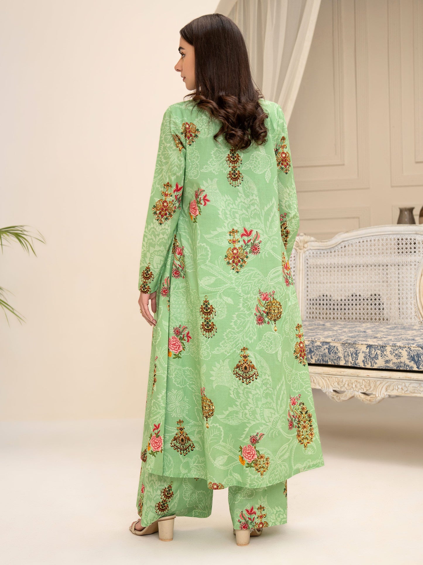 Lawn Shirt-Printed(Unstitched)