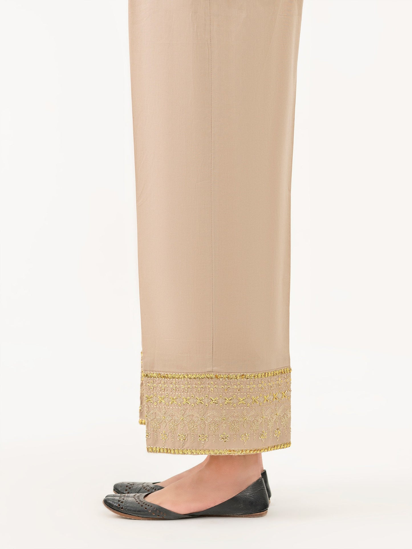 Cambric Trouser-Embroidered (Pret)