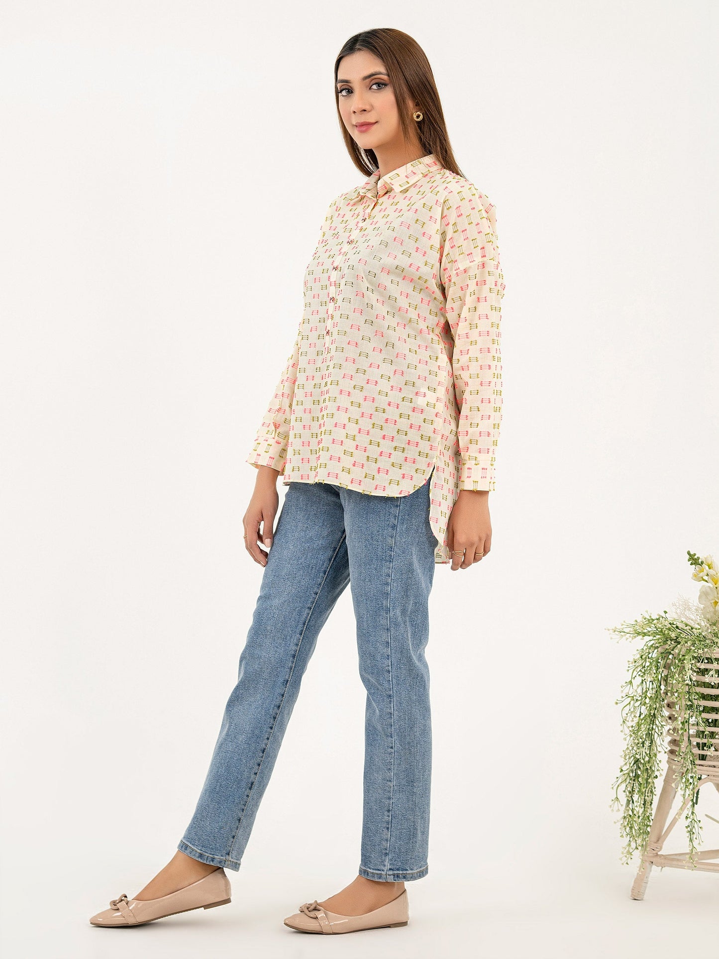 Lawn Top-Dyed