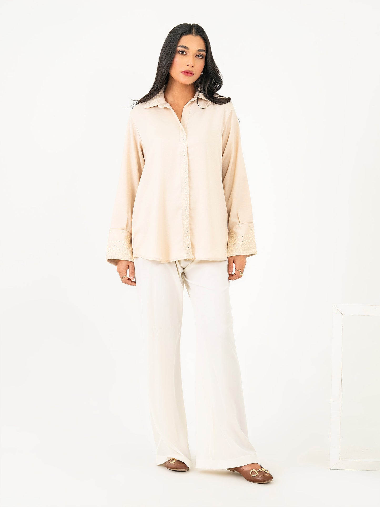 Viscose Top-Embroidered