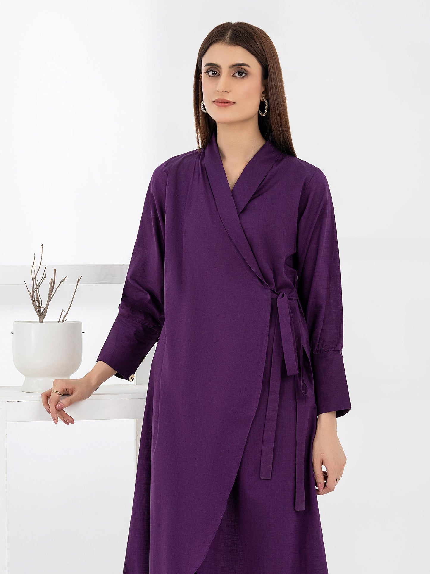 Lawn Cardigan-Dyed (Pret)