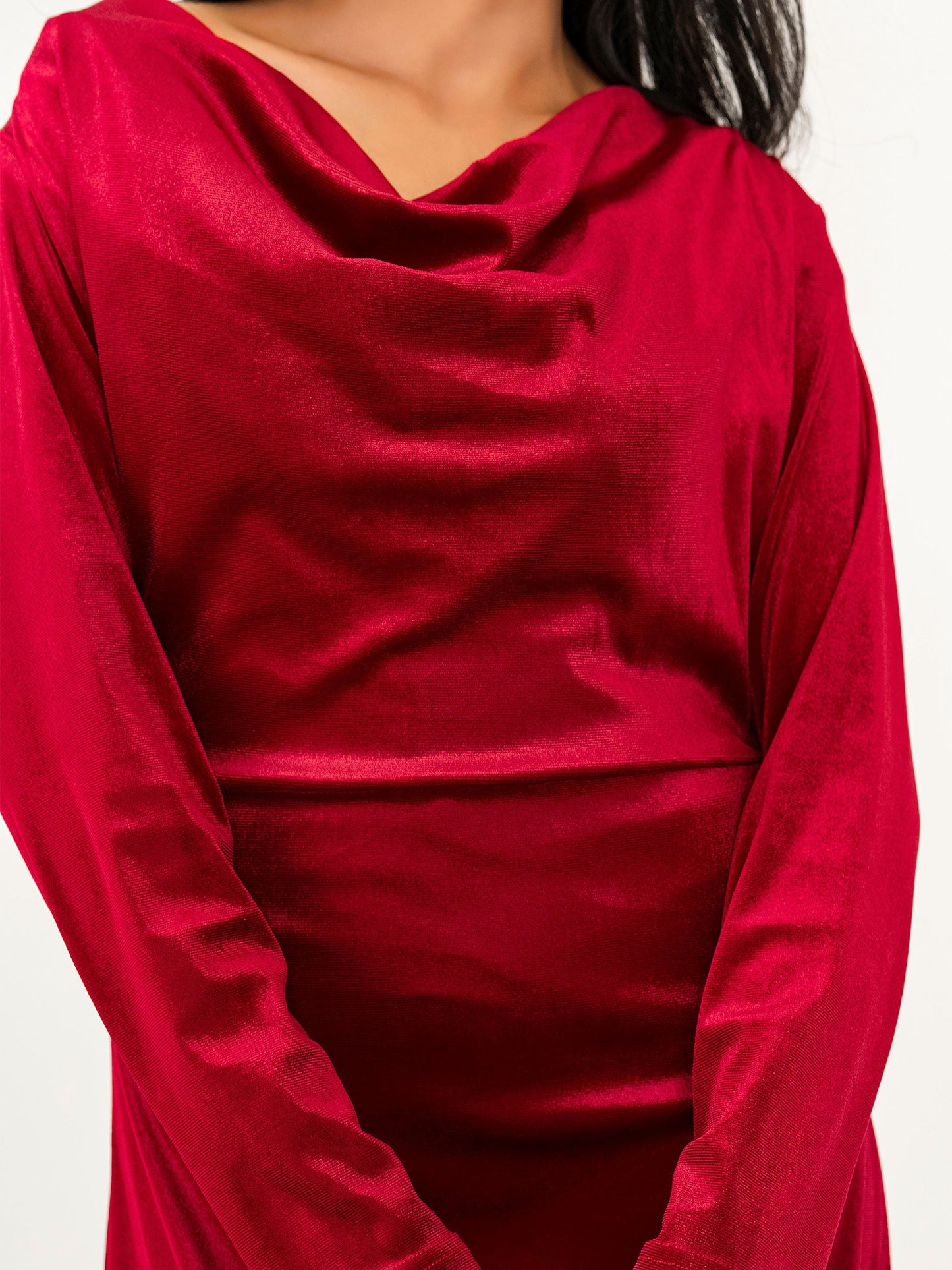 Dyed Velvet Dress