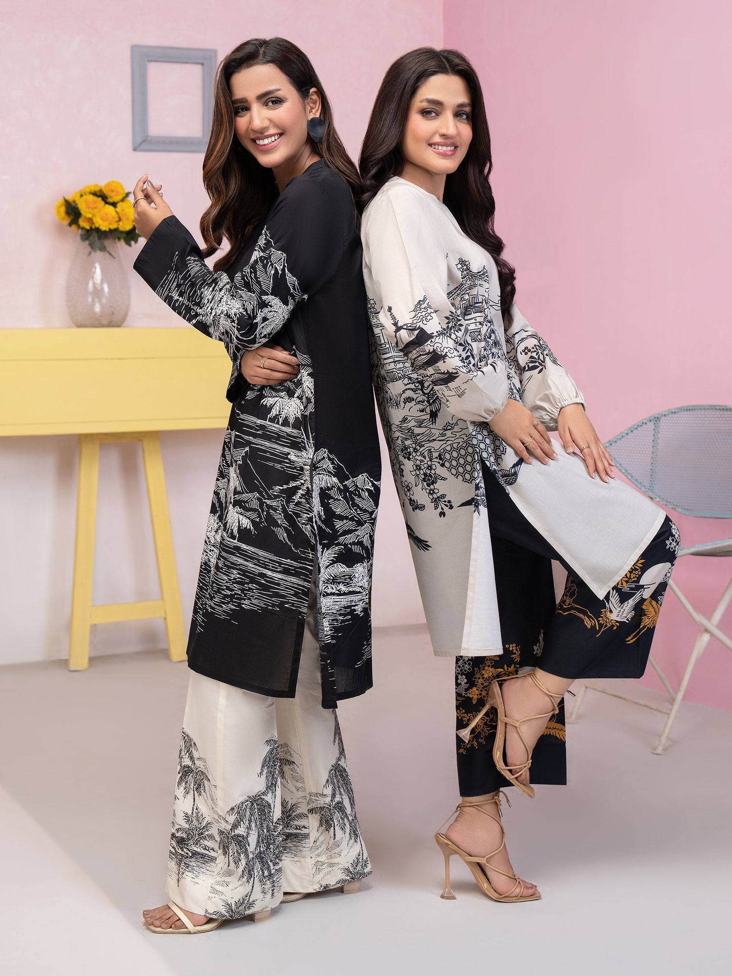 2 Piece Lawn Suit-Paste Print (Unstitched)