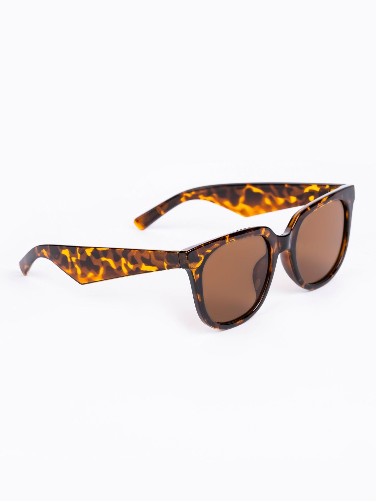 Angular Black Sunglasses