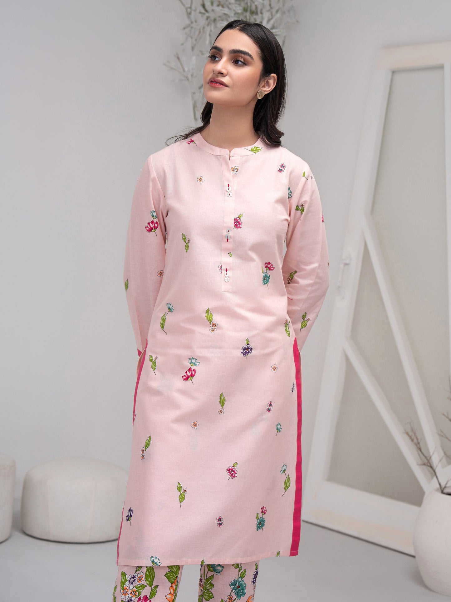 2 Piece Khaddar Suit-Printed(Unstitched)