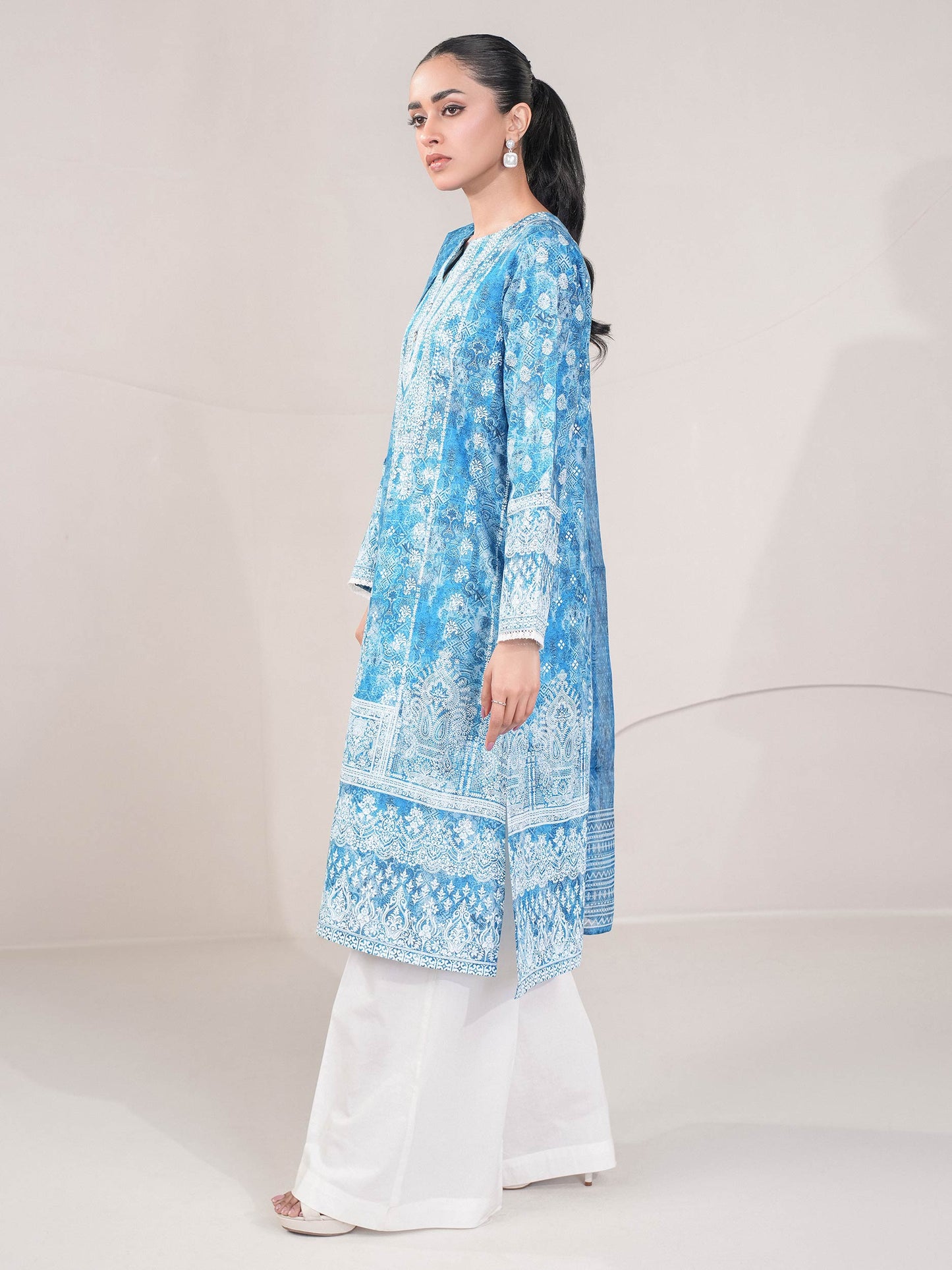 2 Piece Lawn Suit-Paste Print (Unstitched)