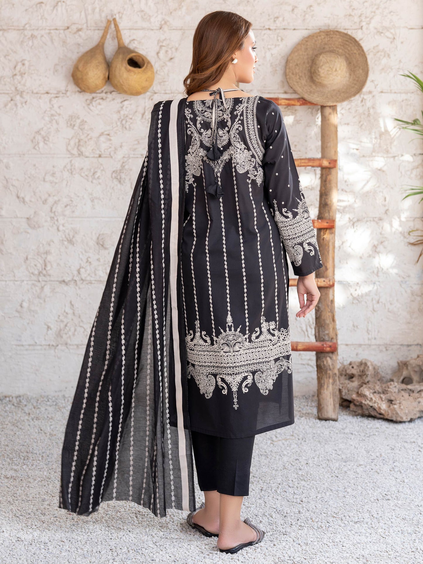 2 Piece Lawn Suit-Paste Print (Unstitched)