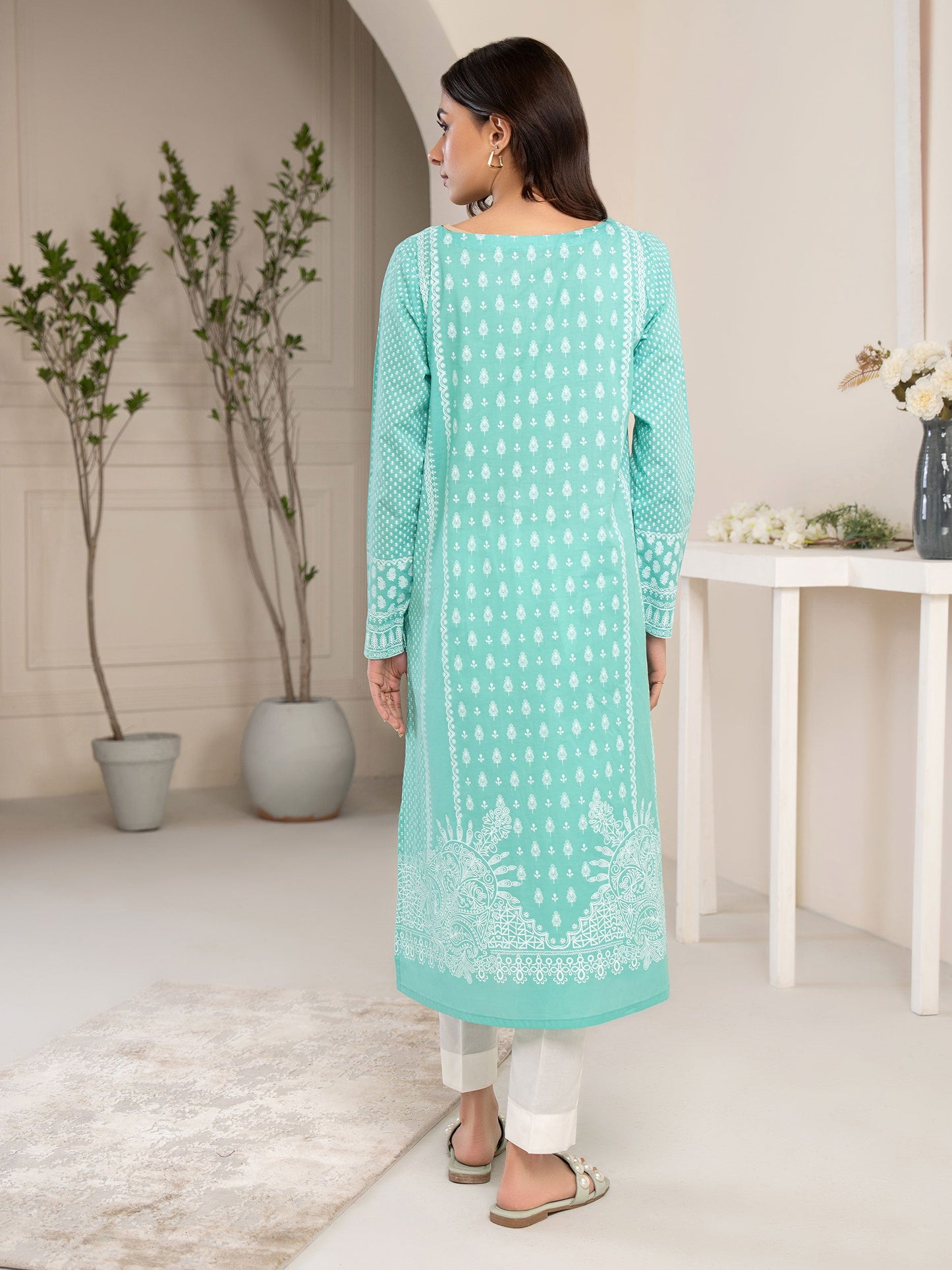 Lawn Shirt-Paste Print (Unstitched)