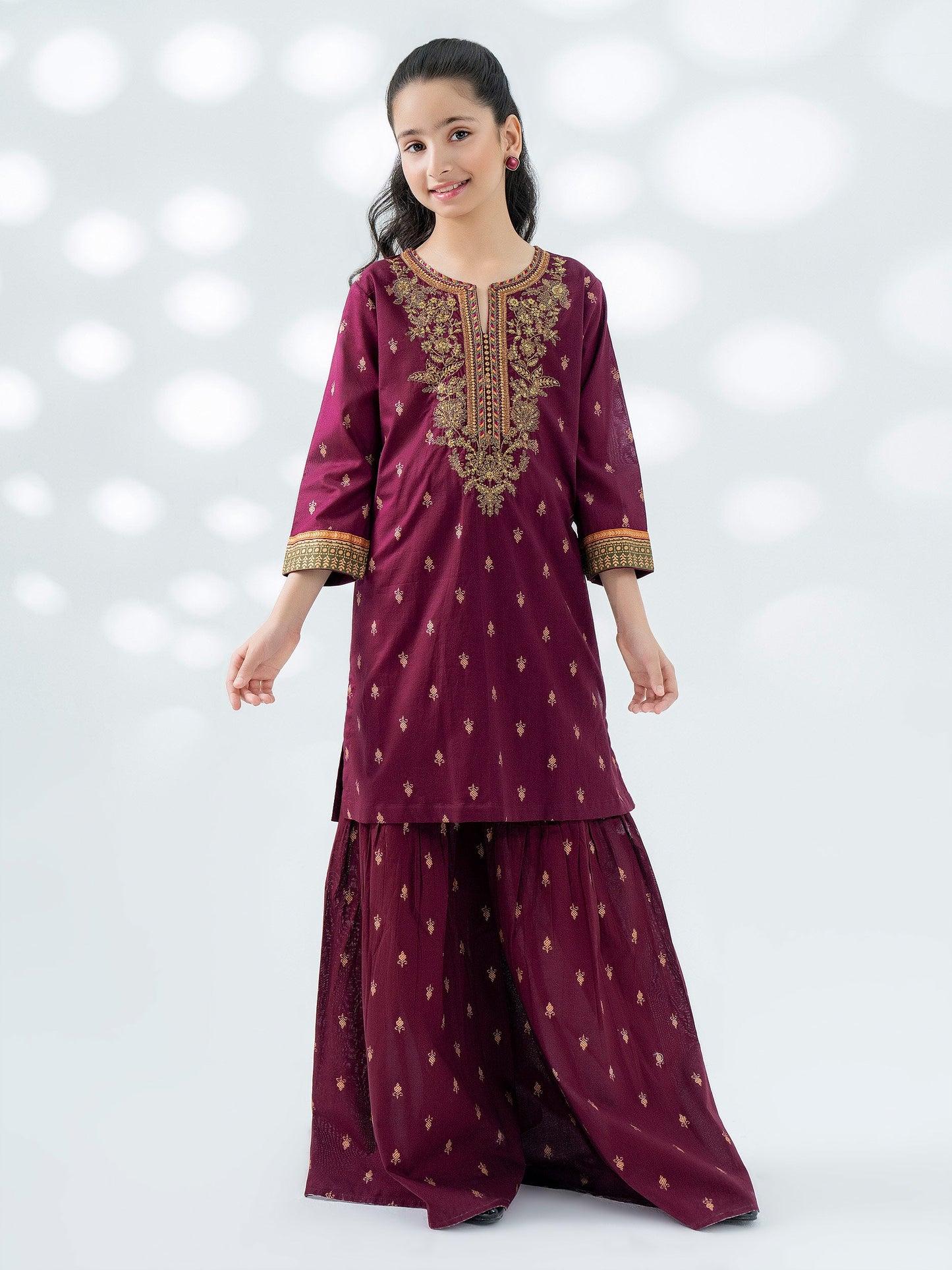 2 Piece Lawn Suit-Embroidered