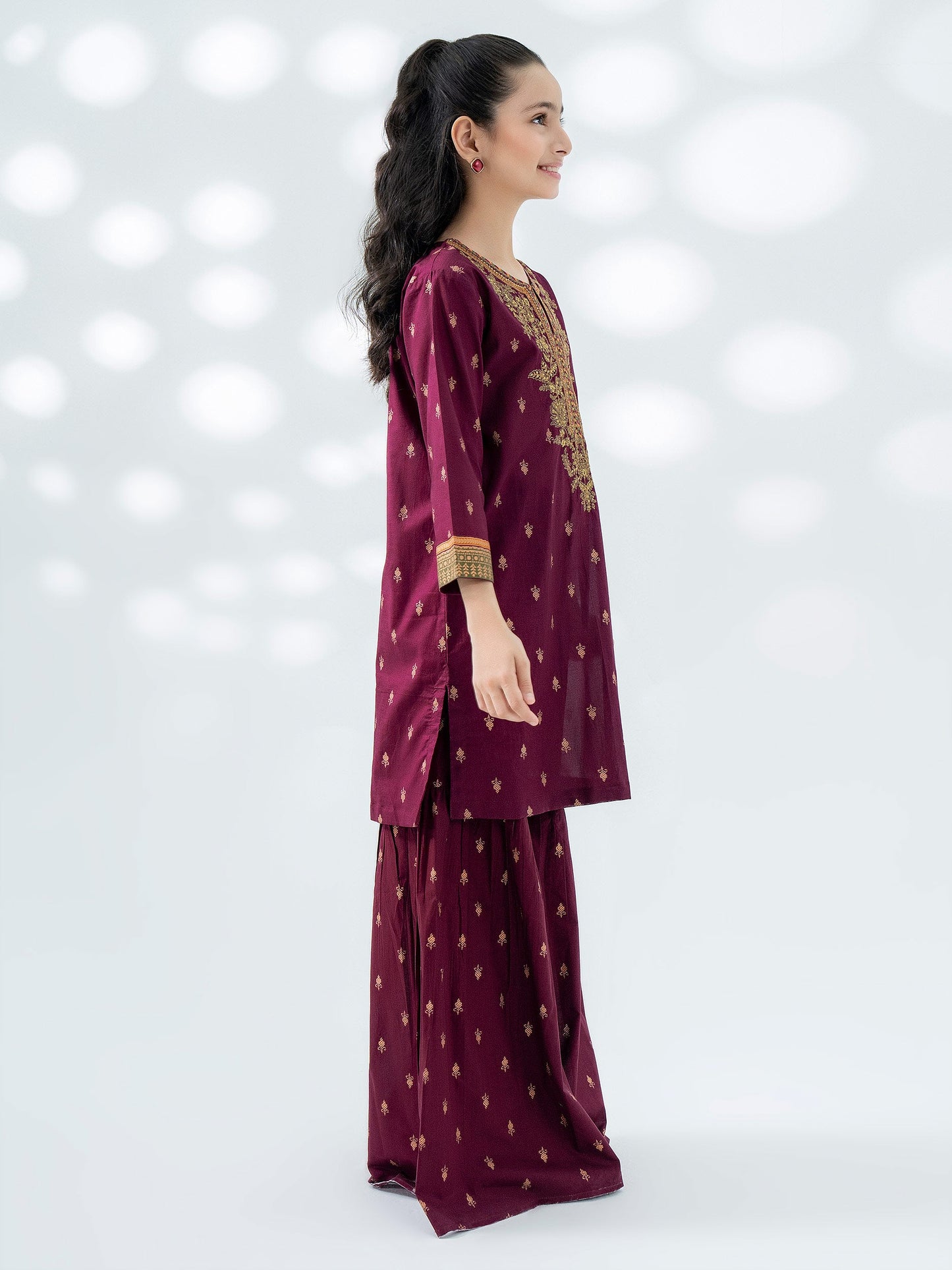 2 Piece Lawn Suit-Embroidered