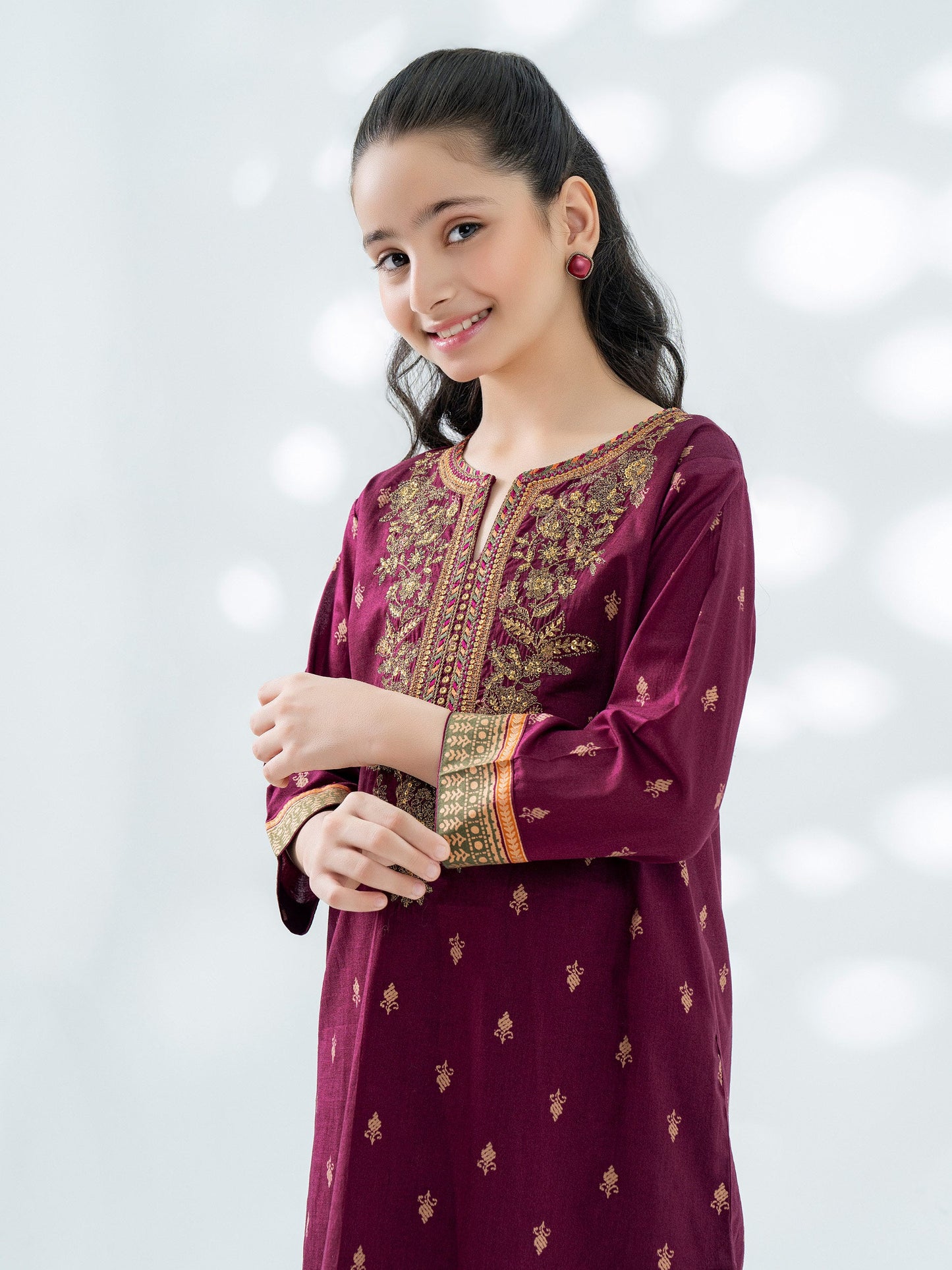 2 Piece Lawn Suit-Embroidered