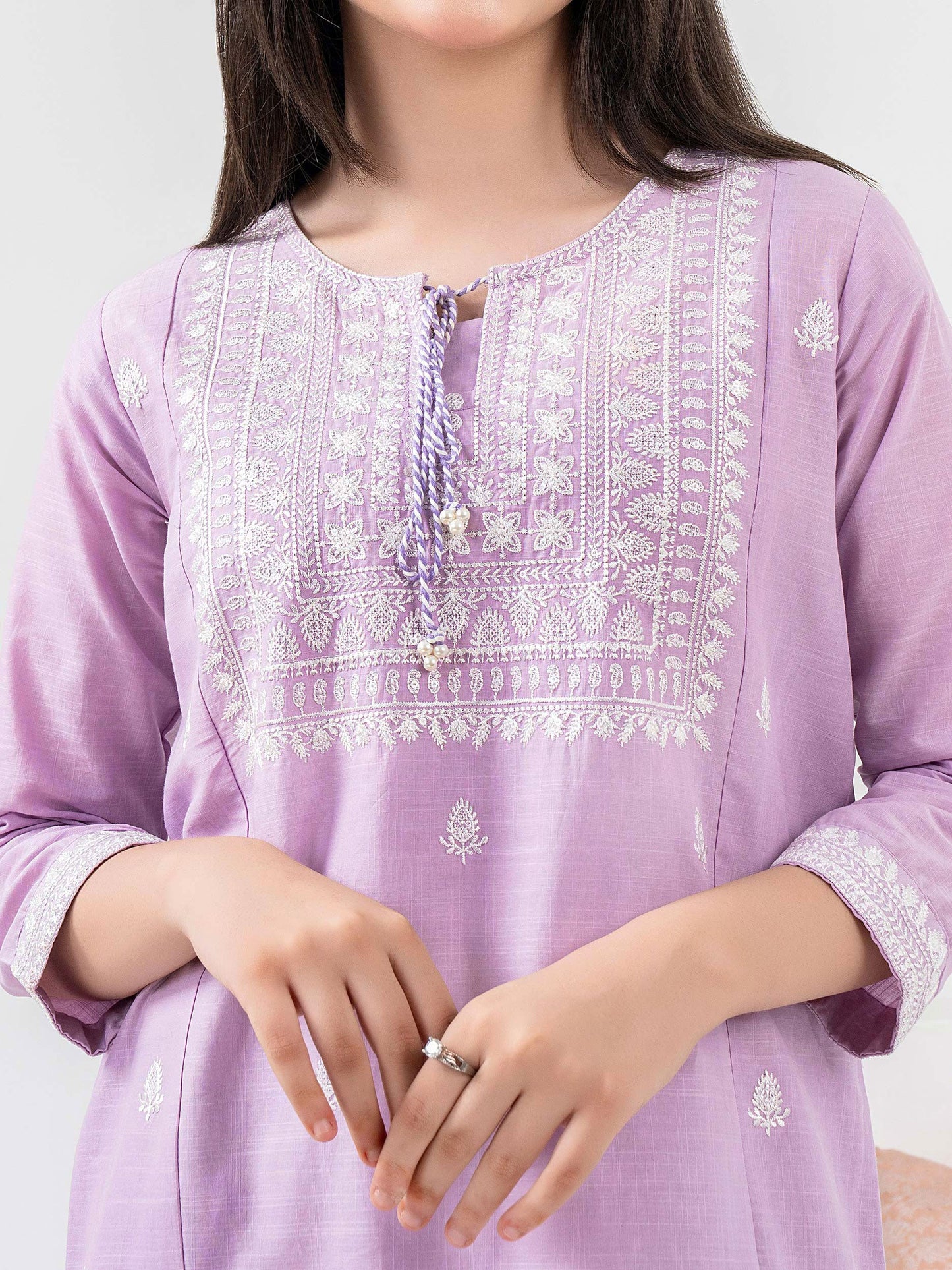 2 Piece Lawn Suit-Embroidered