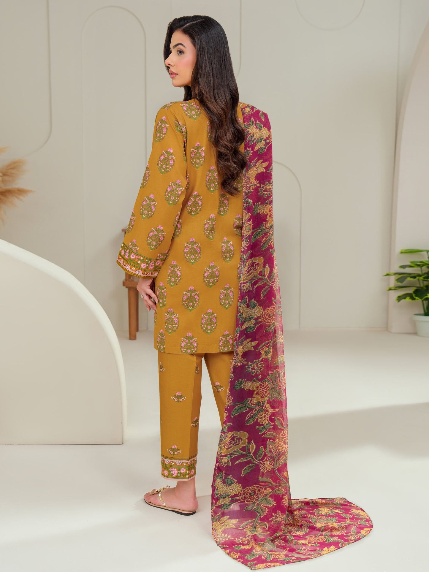 3 Piece Lawn Suit-Printed (Unstitched)