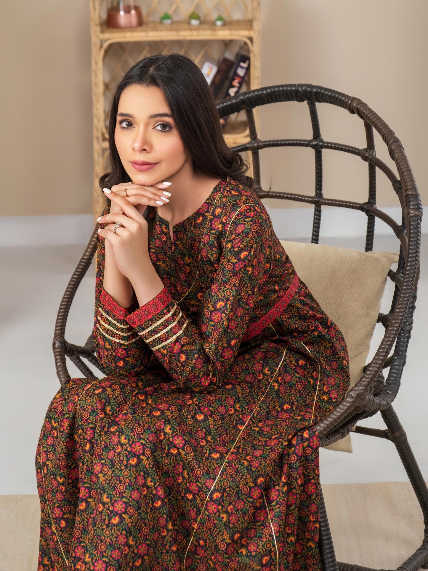Lawn Shirt-Printed (Pret)