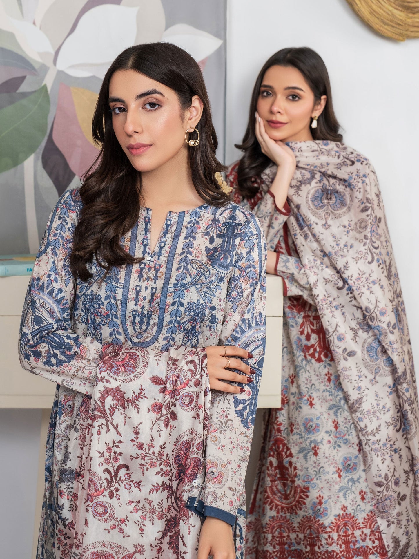 3 Piece Lawn Suit-Printed (Unstitched)