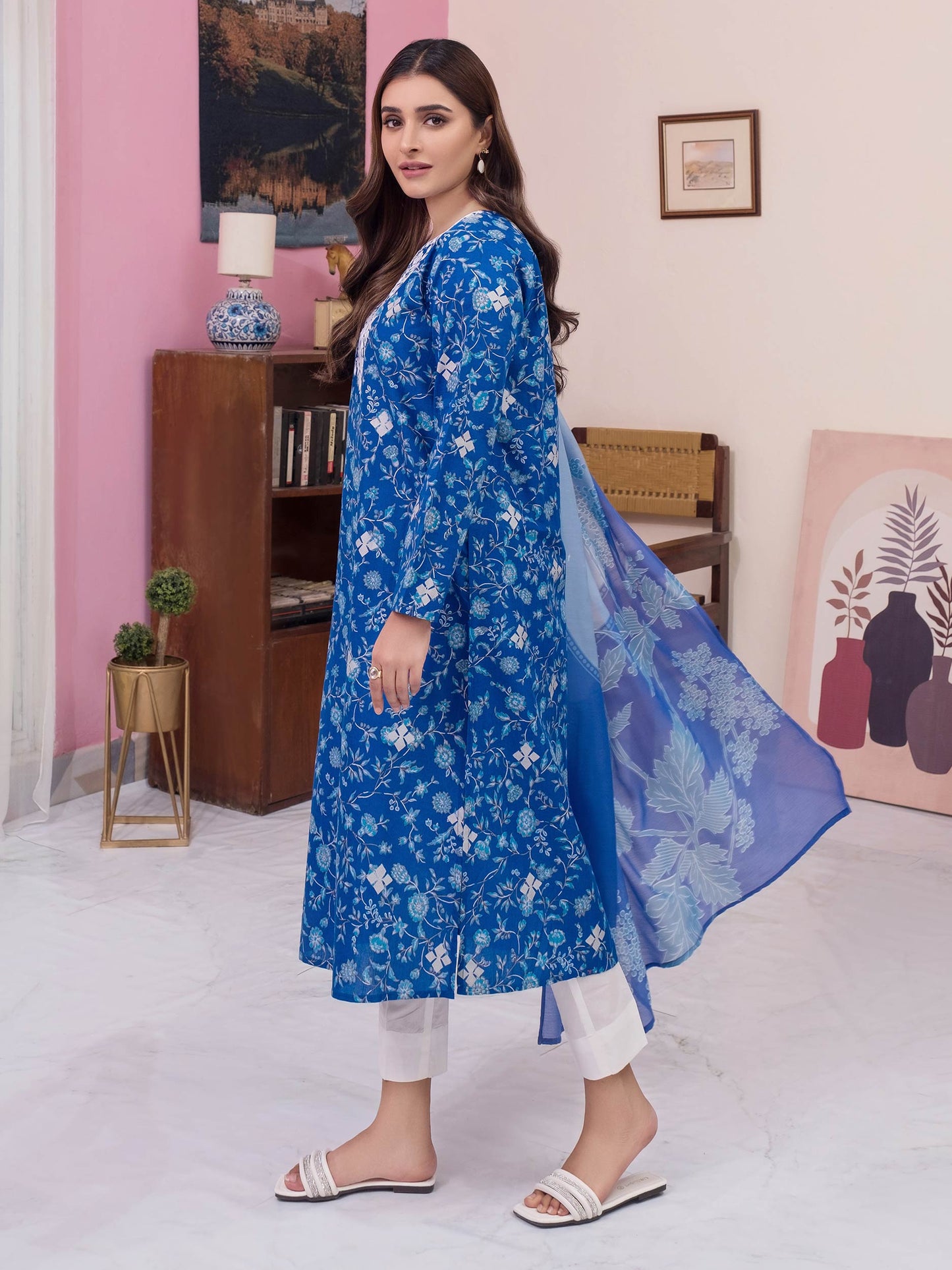 2 Piece Lawn Suit-Embroidered (Unstitched)