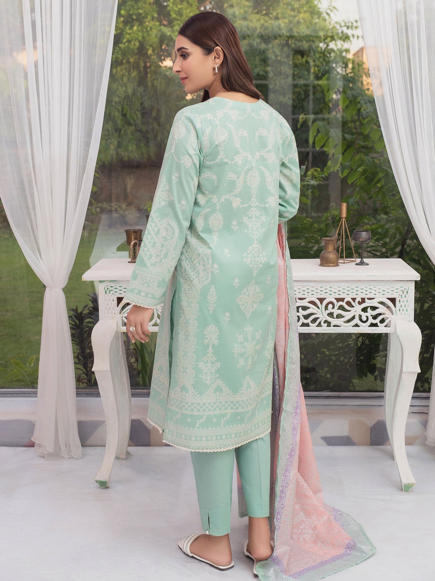 3 Piece Lawn Suit-Embroidered(Unstitched)