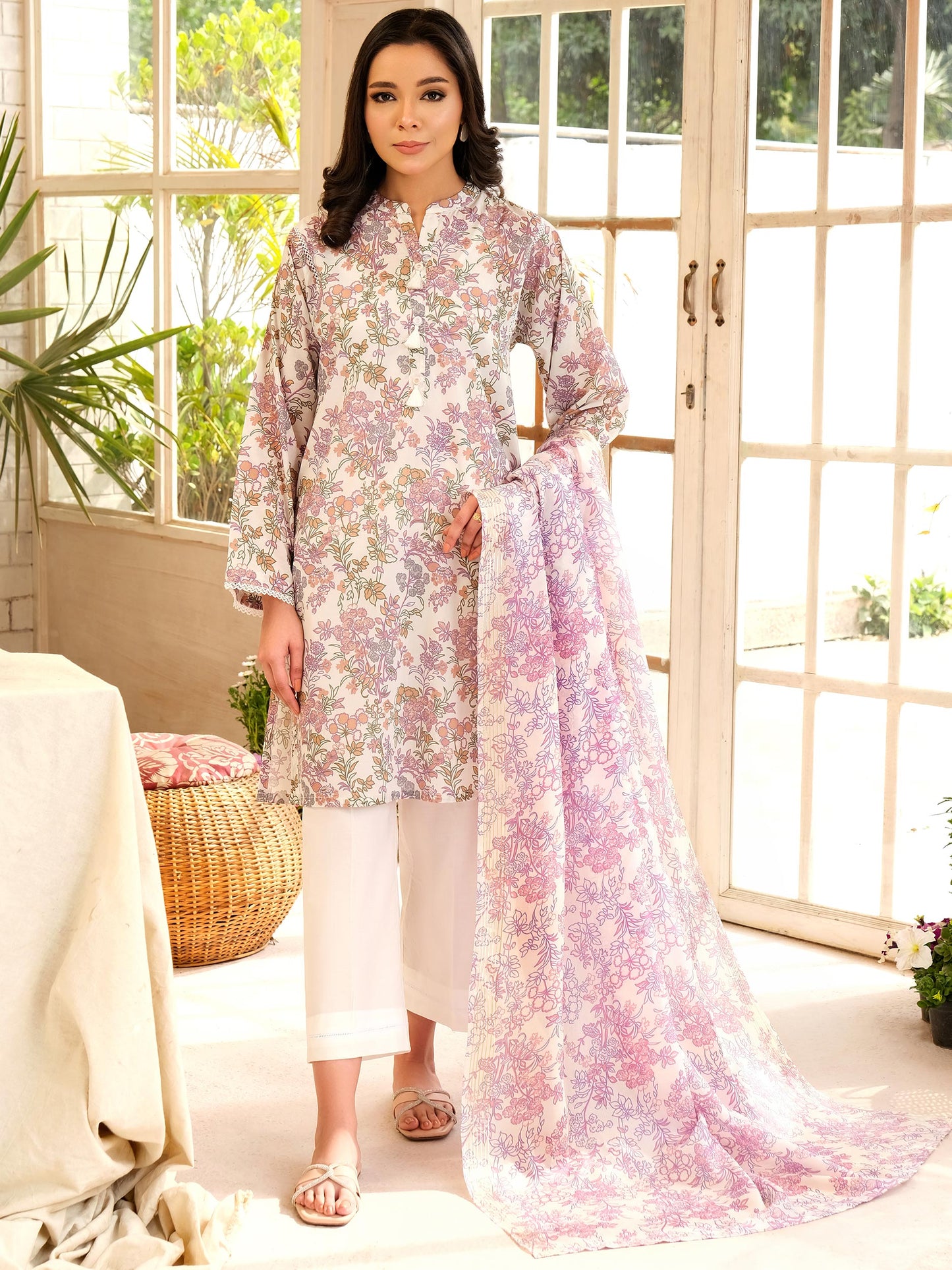 2 Piece Lawn Suit-Printed (Pret)