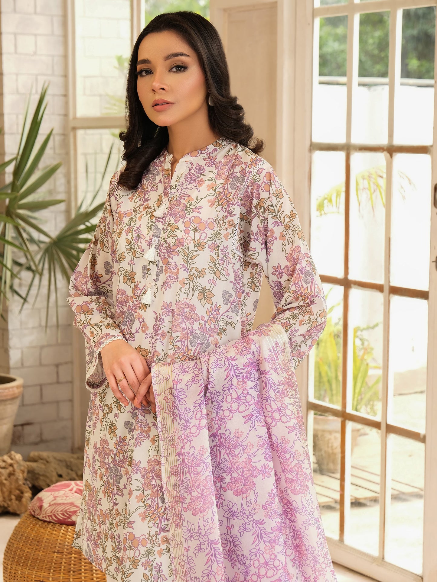 2 Piece Lawn Suit-Printed (Pret)