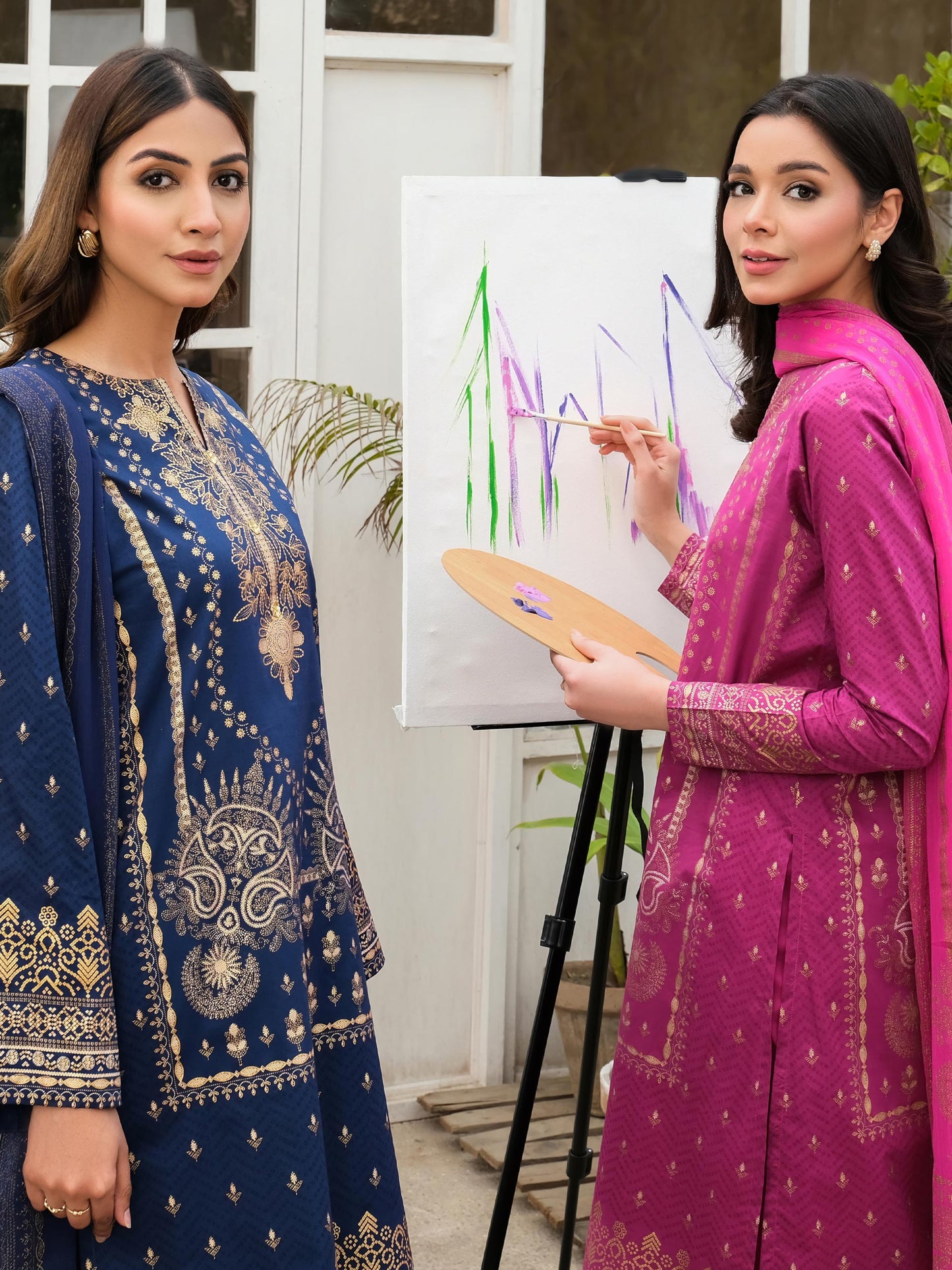 3 Piece Lawn Suit-Paste Print (Unstitched)